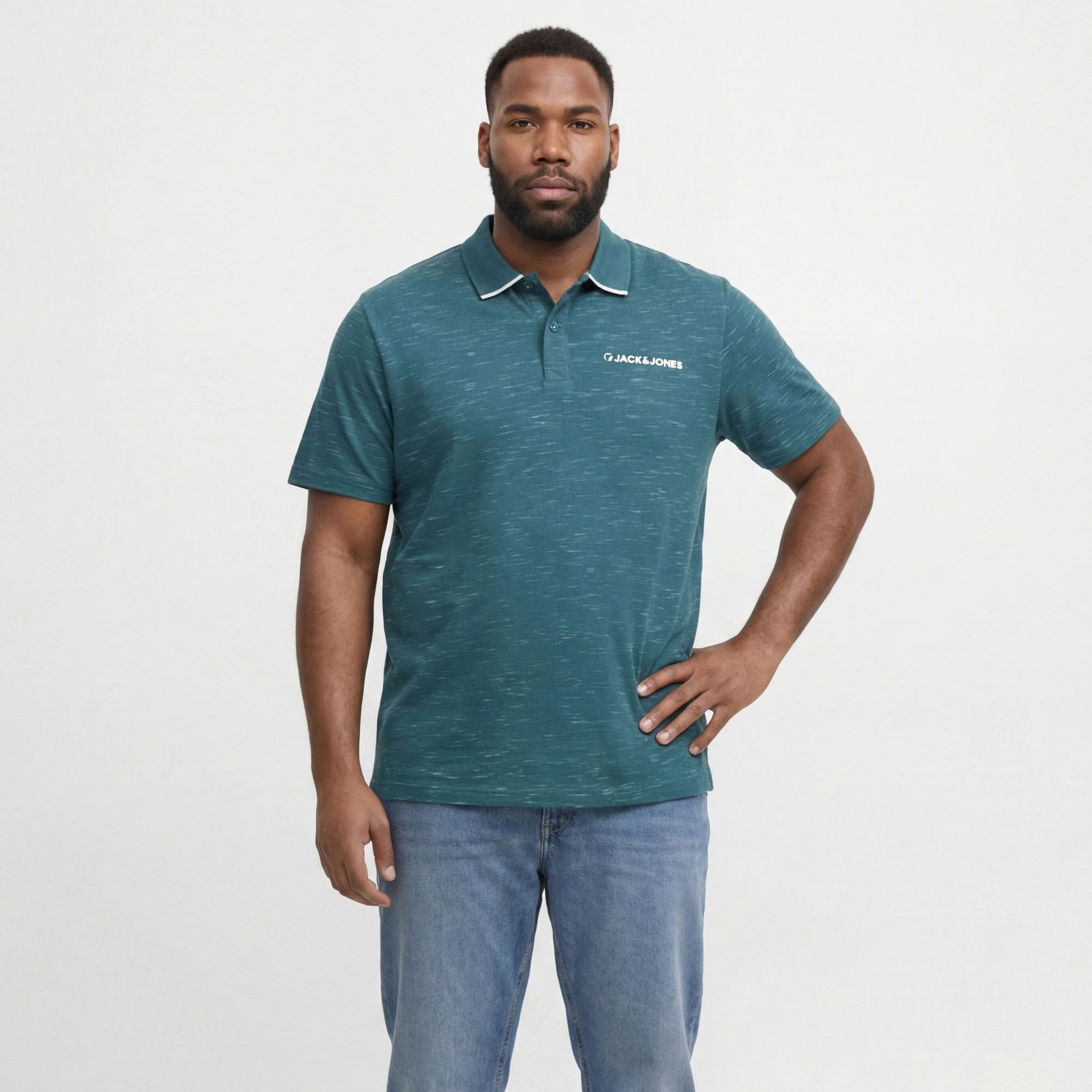 Jack & Jones Logan Inject Polo Heren (plussize)