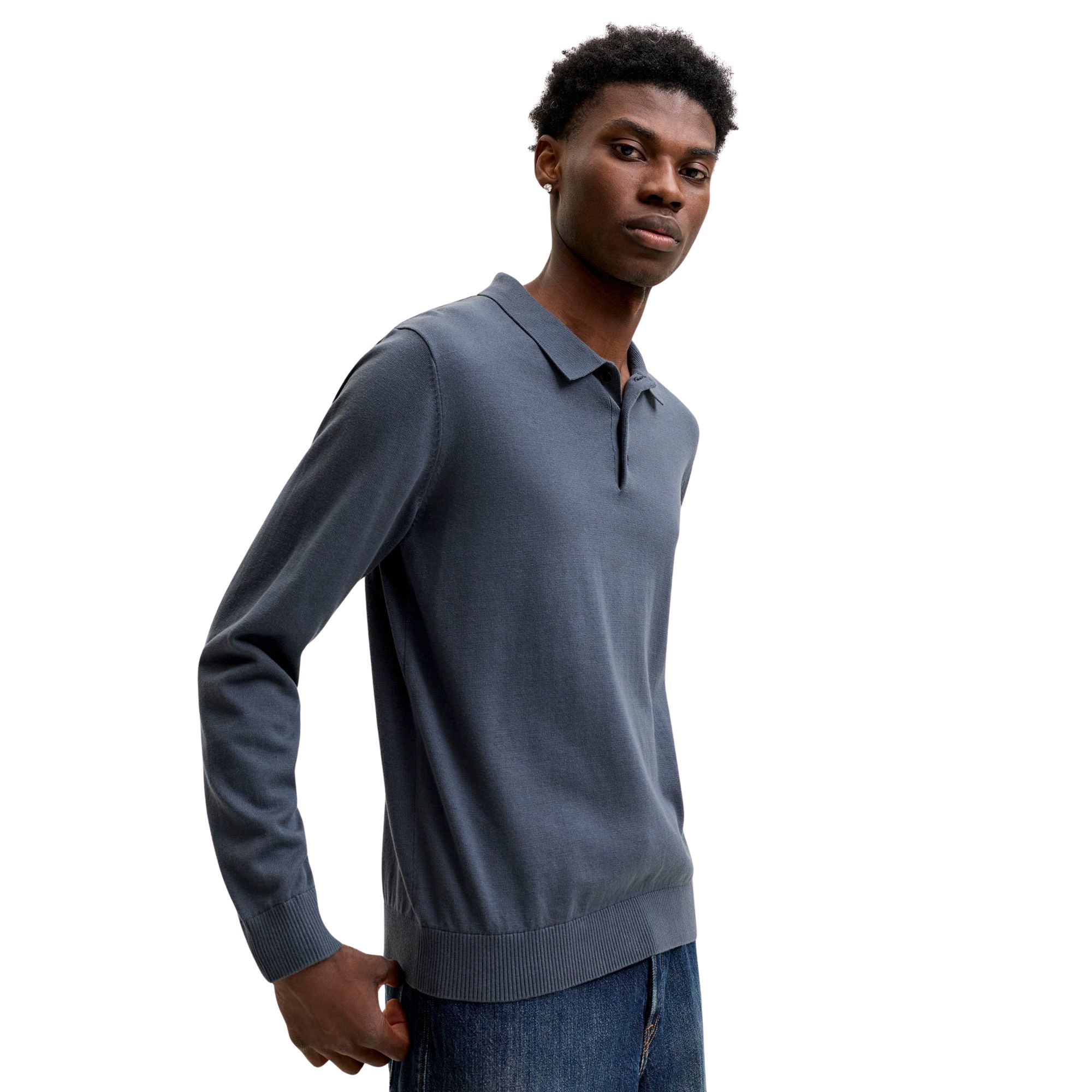 Polo Jack & Jones Basic Knit LS Hommes