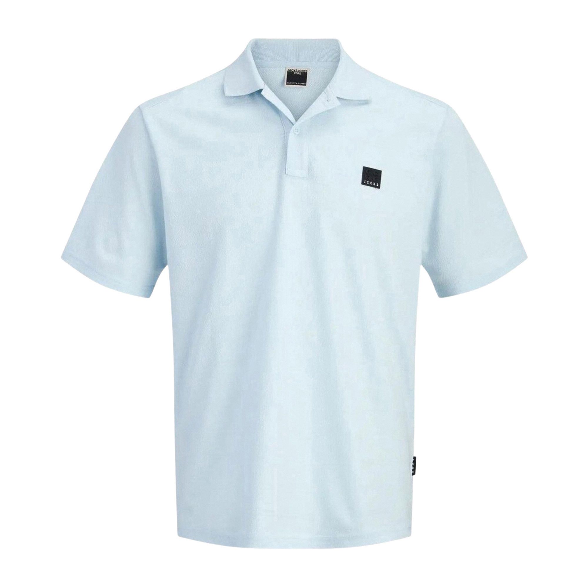 Jack &amp; Jones Puffer Crew Neck SS Structured Polo Heren