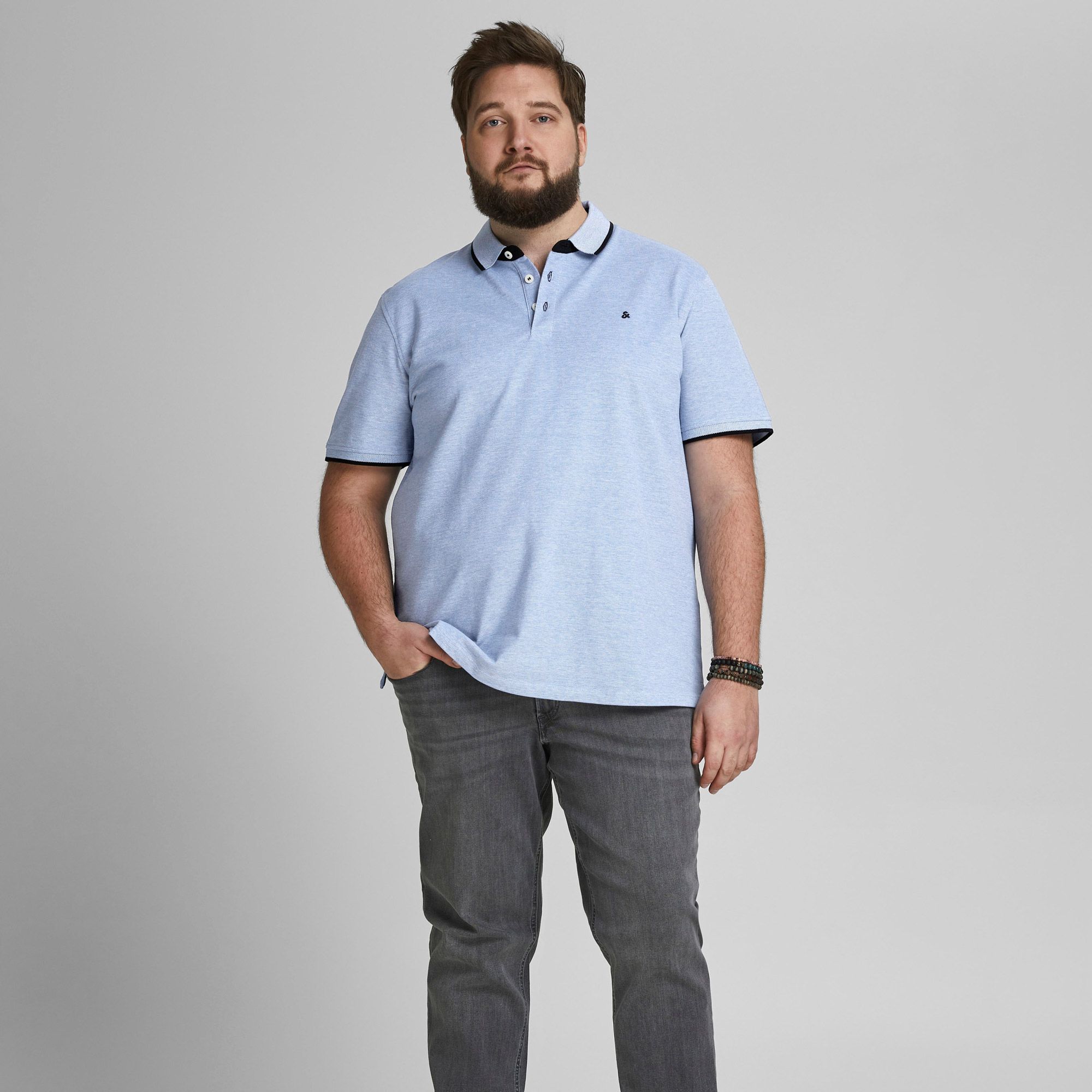 Jack & Jones Essentials Paulos Polo Heren (plussize)