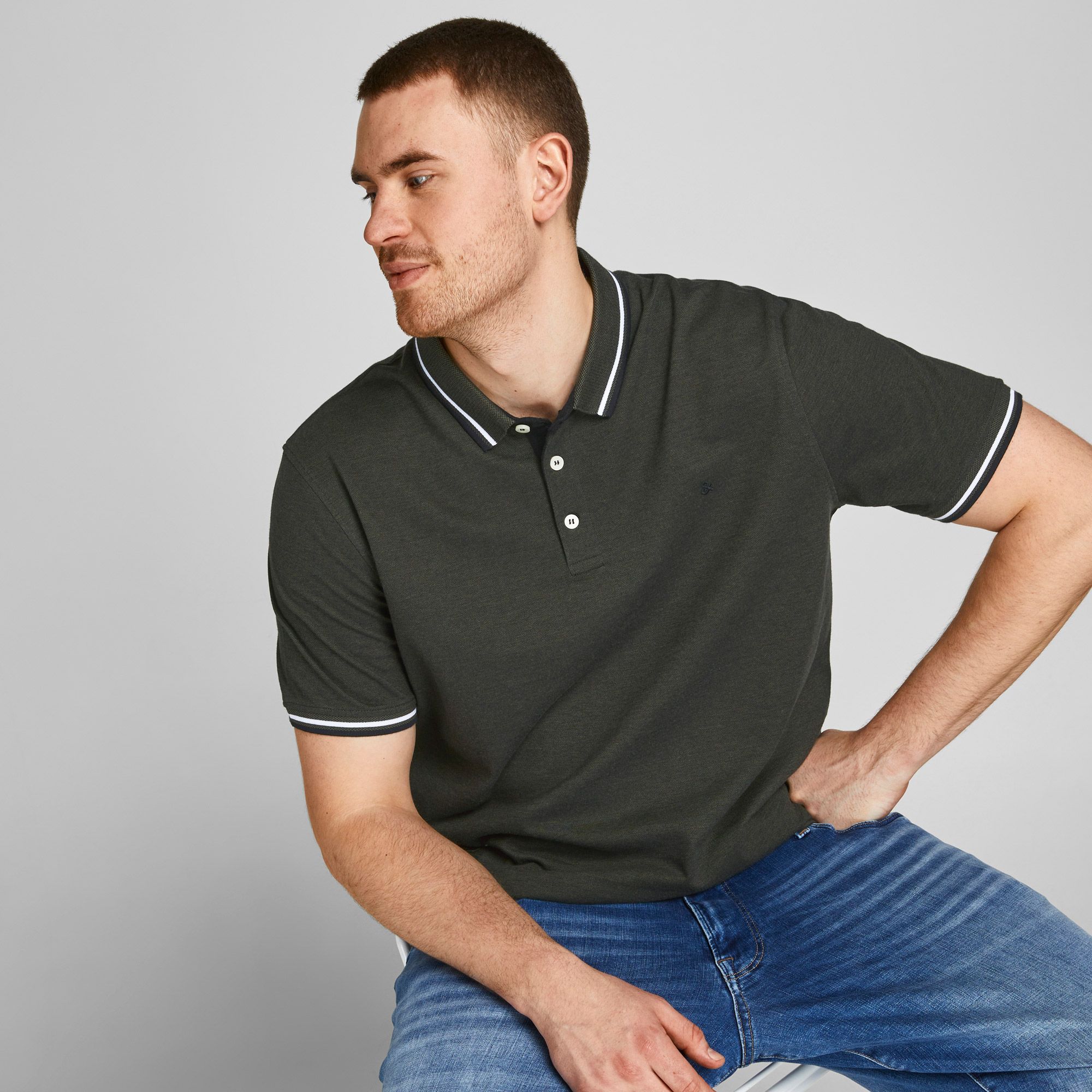 Jack & Jones Essentials Paulos Polo Heren (plussize)