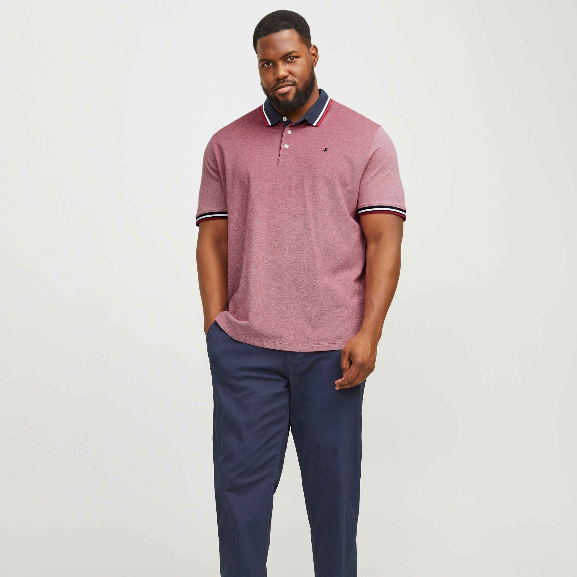 Polo T-shirt Jack & Jones Essentials Paulos SS Homme (plussize)