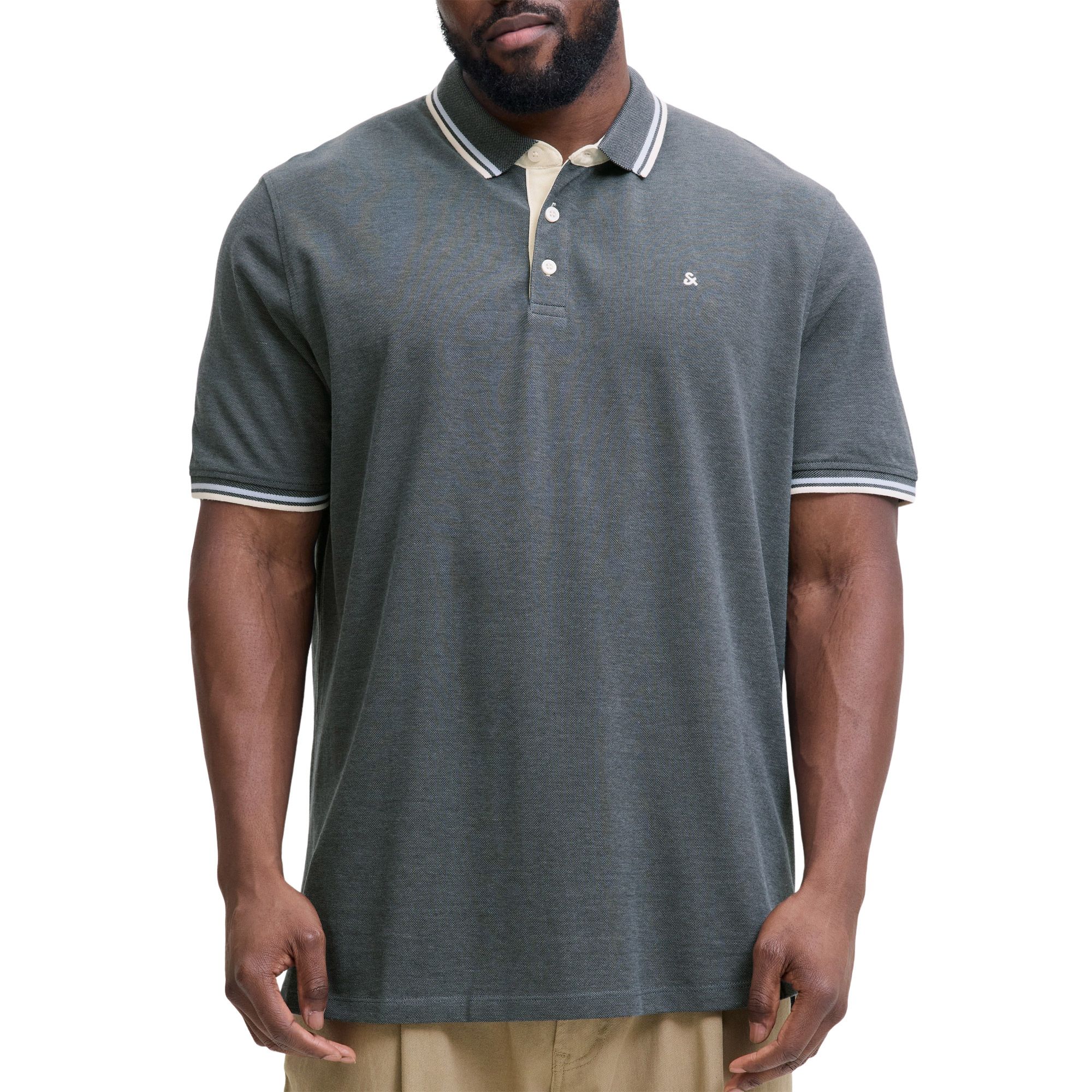 Polo T-shirt Jack & Jones Essentials Paulos Hommes (plussize)