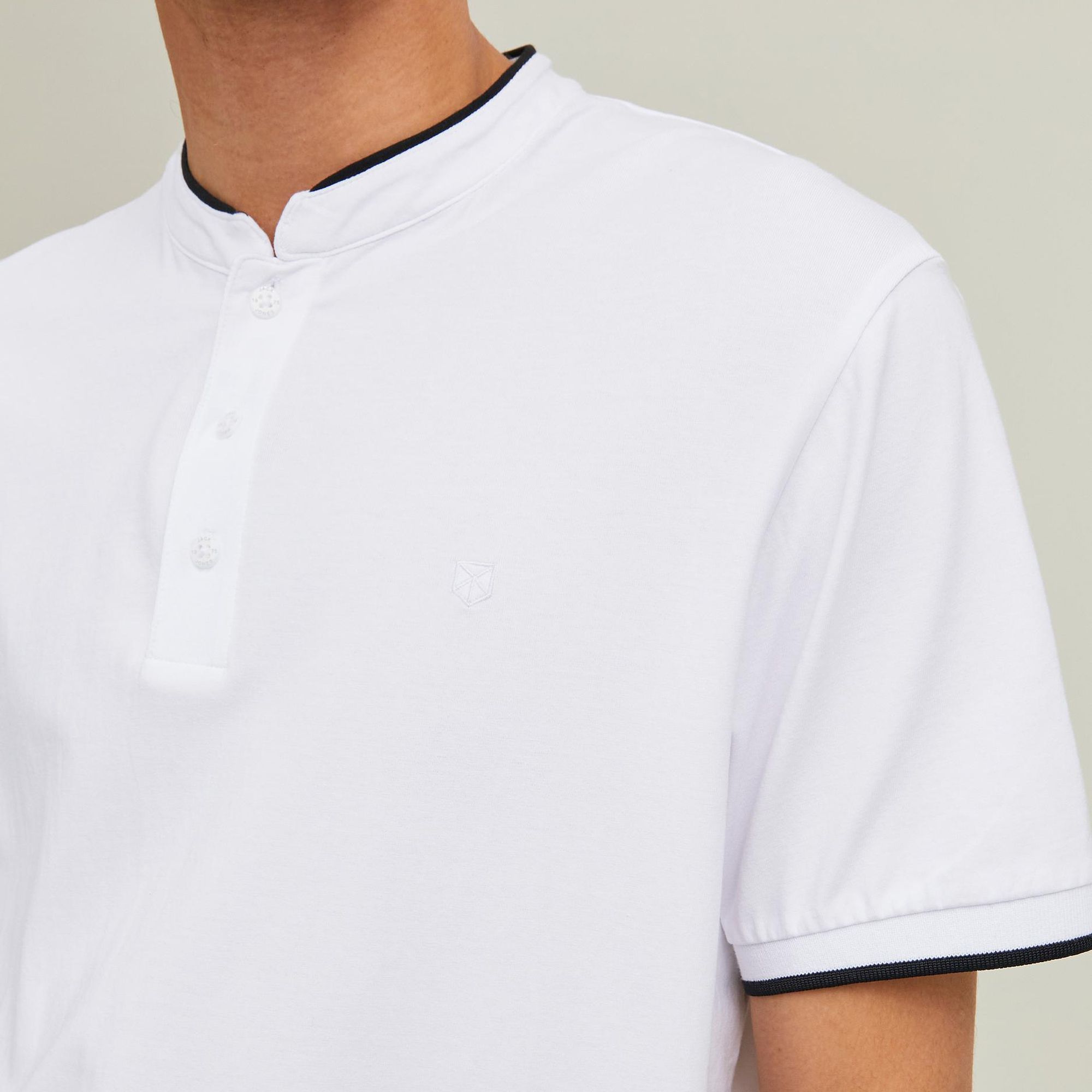 Jack & Jones Logo Spring Mao Polo Heren