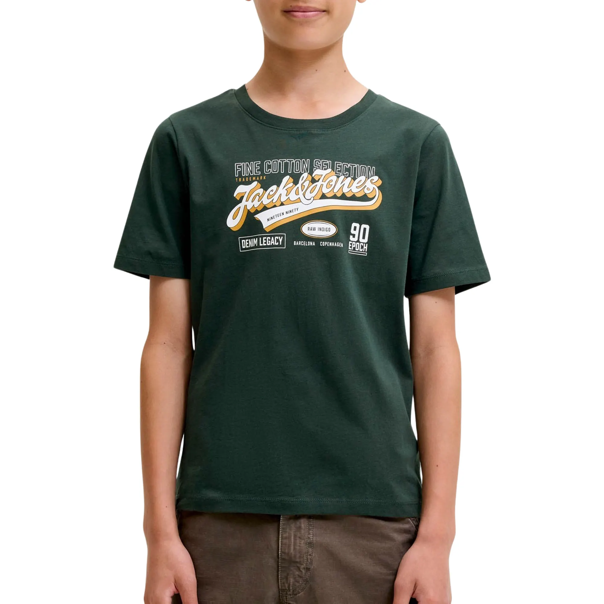 Shirt Jack & Jones Logo SS 2 Col Enfants