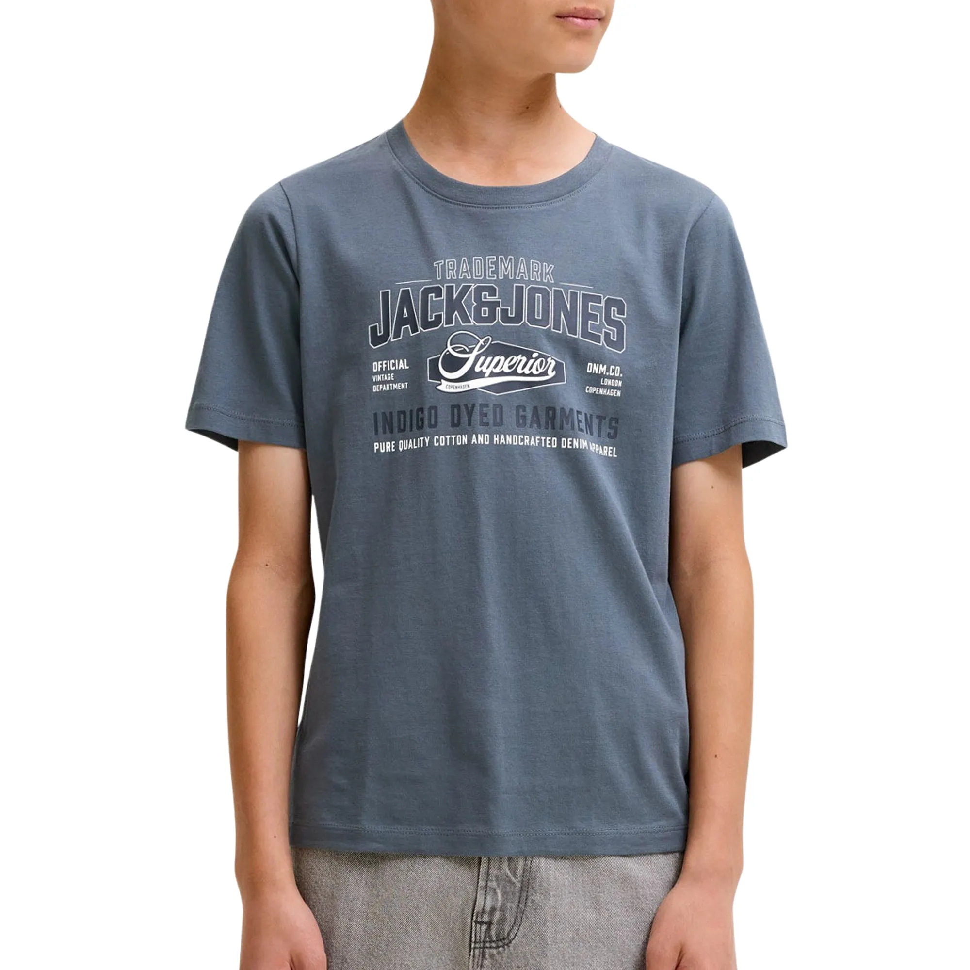 Shirt Jack & Jones Logo SS 2 Col Enfants