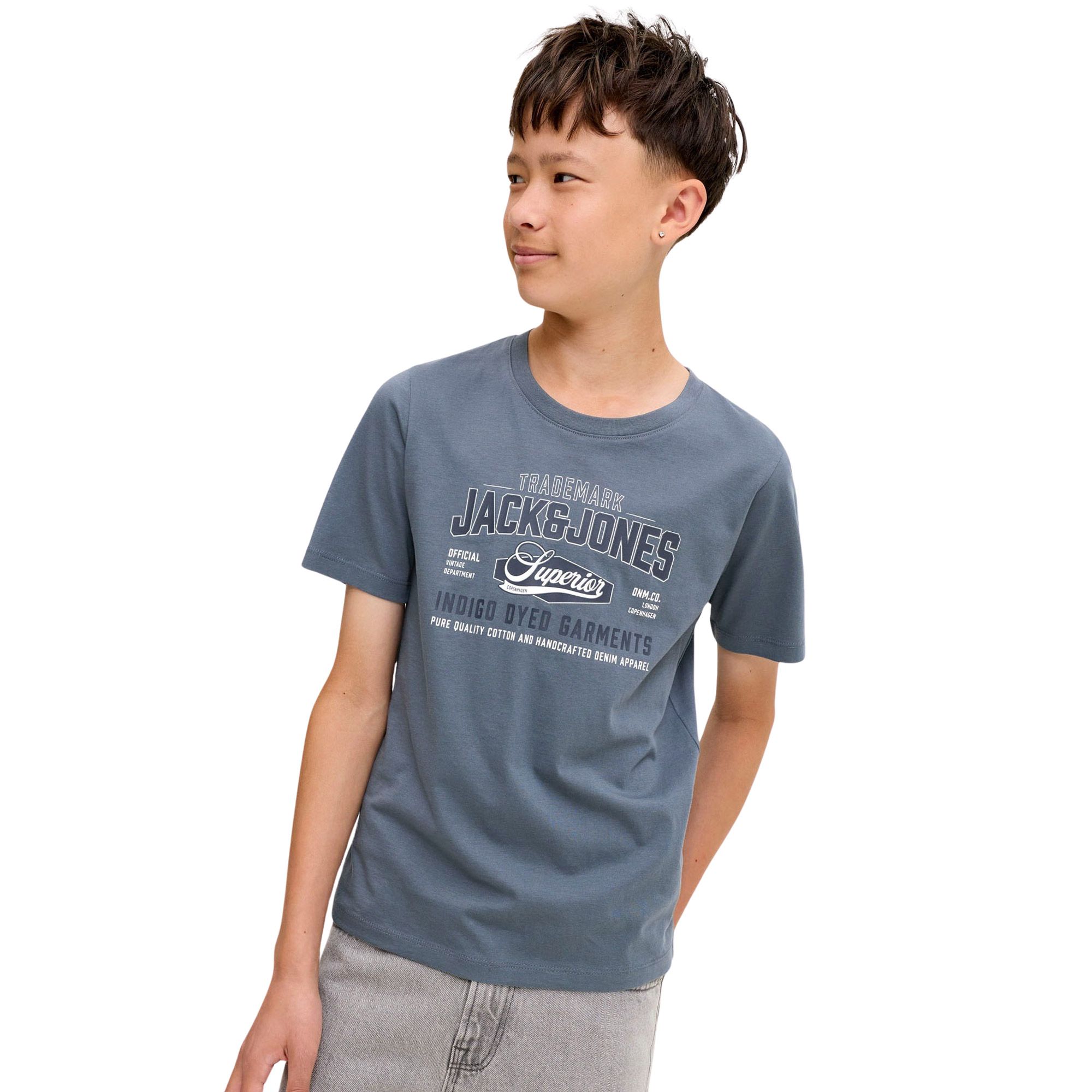 Shirt Jack & Jones Logo SS 2 Col Enfants