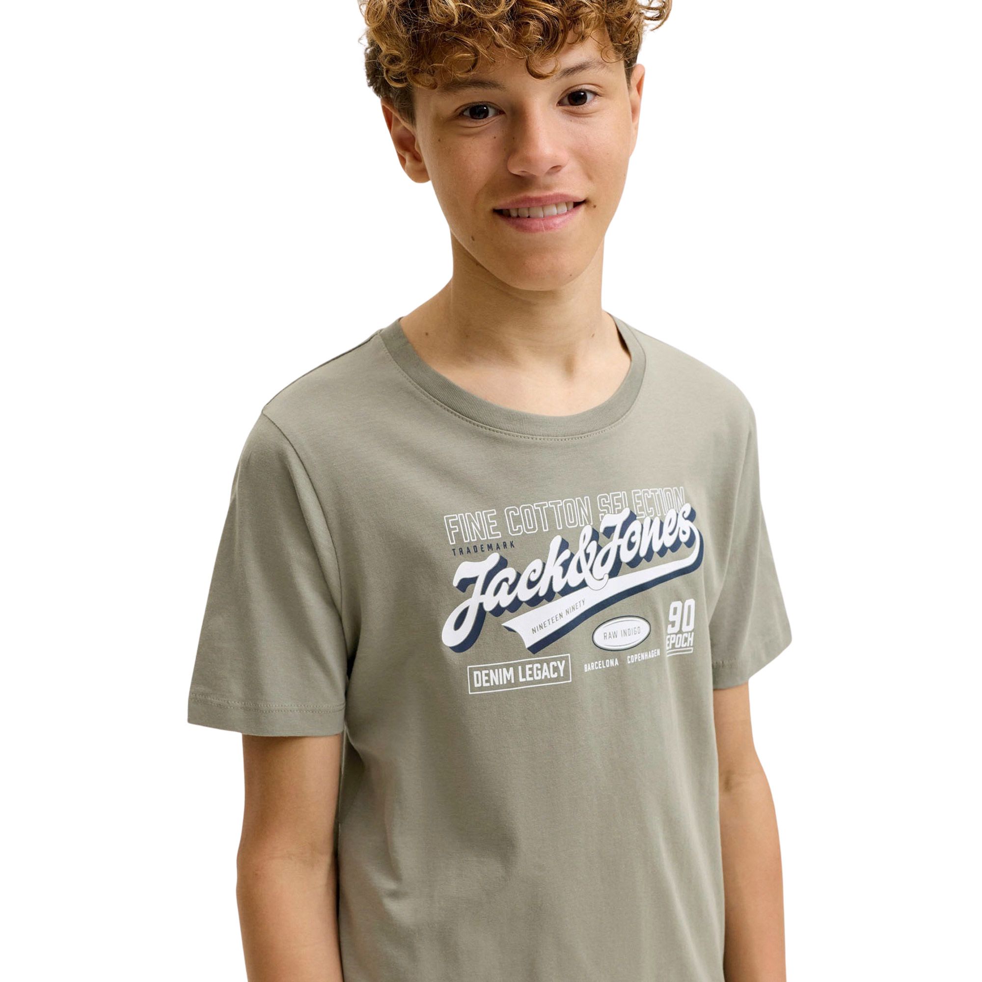 Shirt Jack & Jones Logo SS 2 Col Enfants