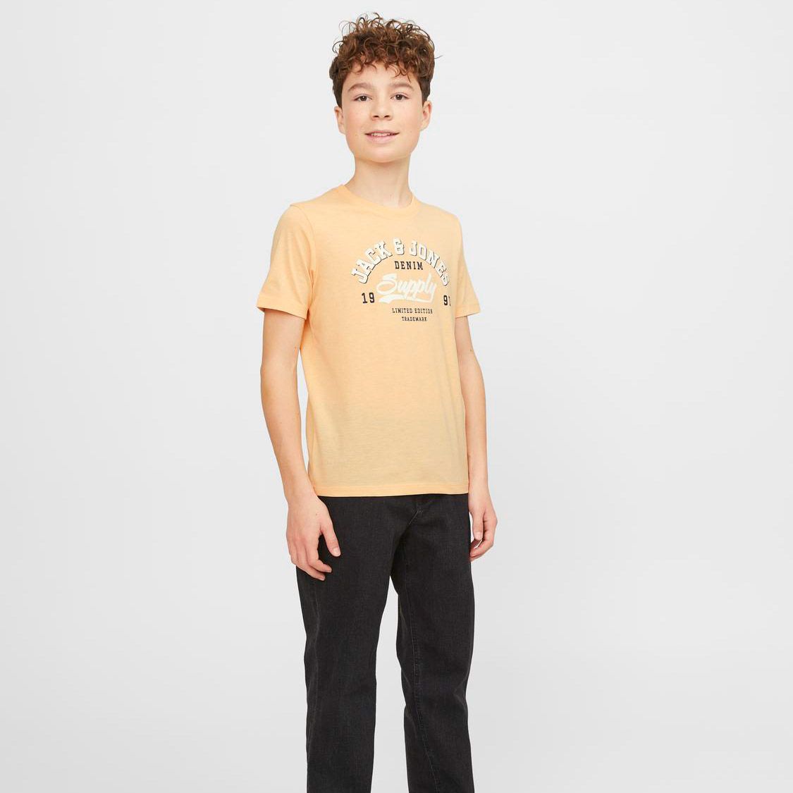 Jack & Jones Essentials Logo SS Crew Shirt Junior