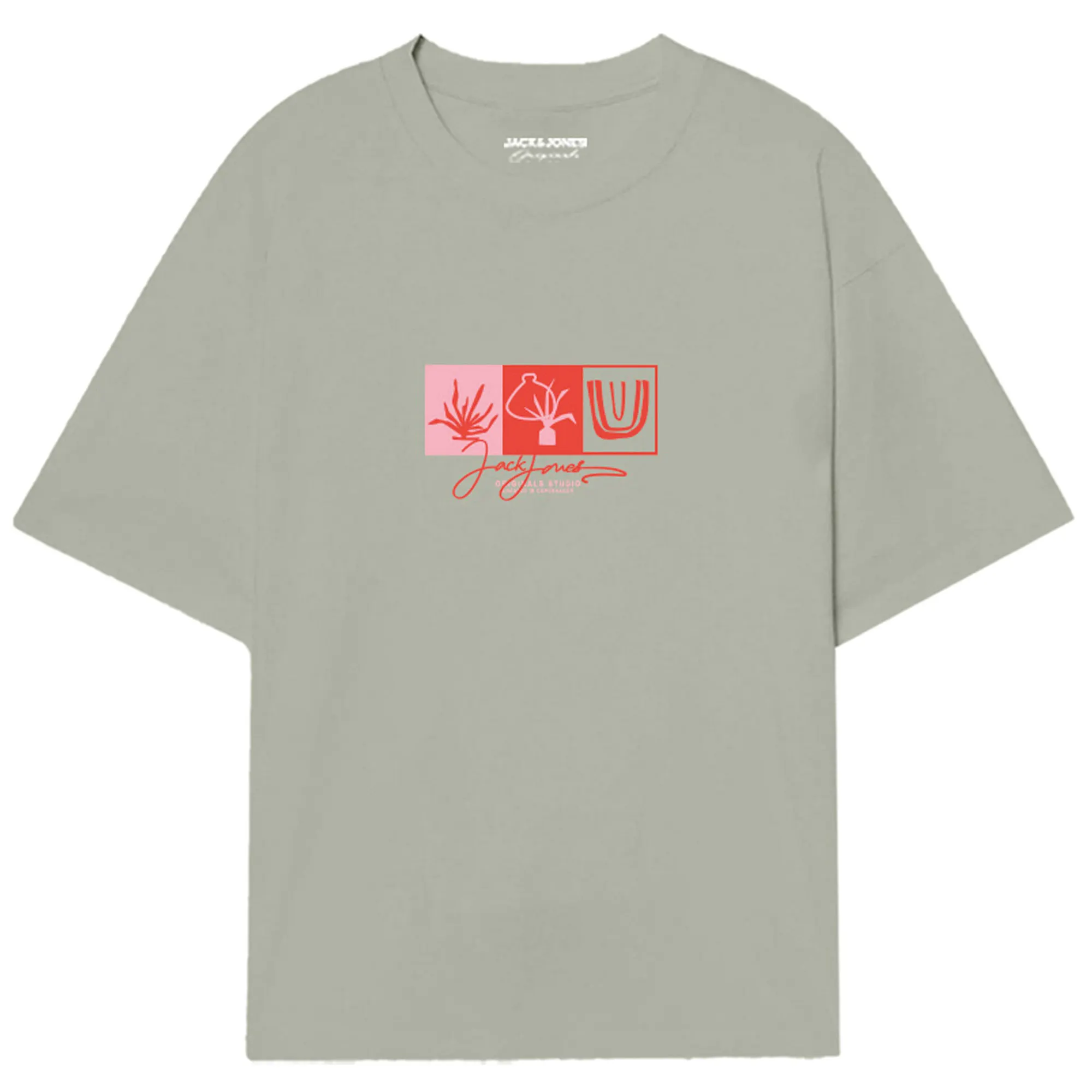 Jack & Jones Originals Canggu Front Crew Shirt Heren
