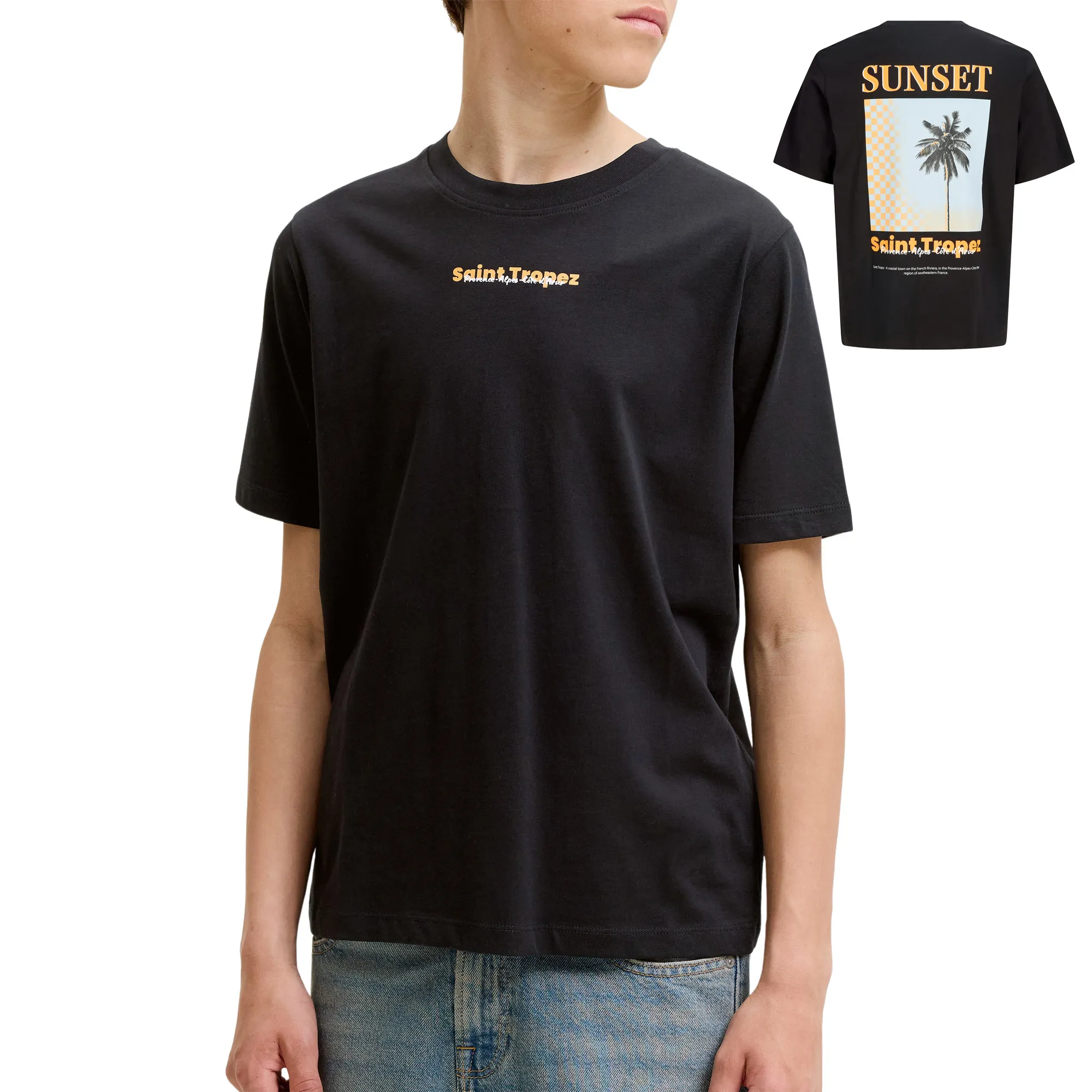 Jack &amp; Jones City Photoprint SS Shirt Jongens