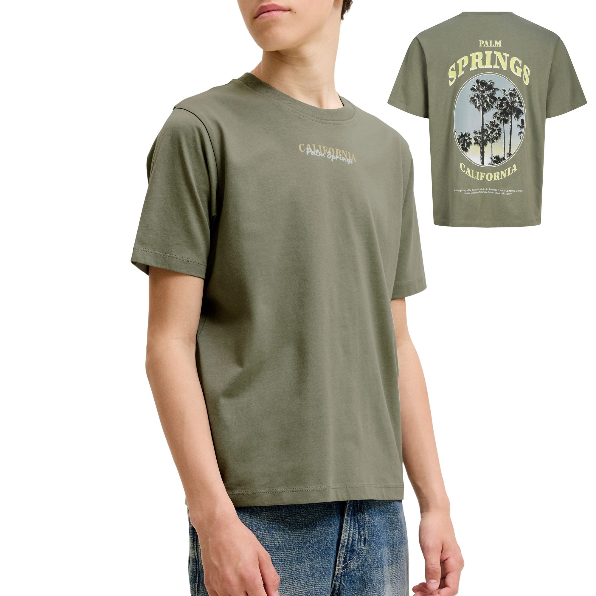 Jack &amp; Jones City Photoprint SS Shirt Jongens