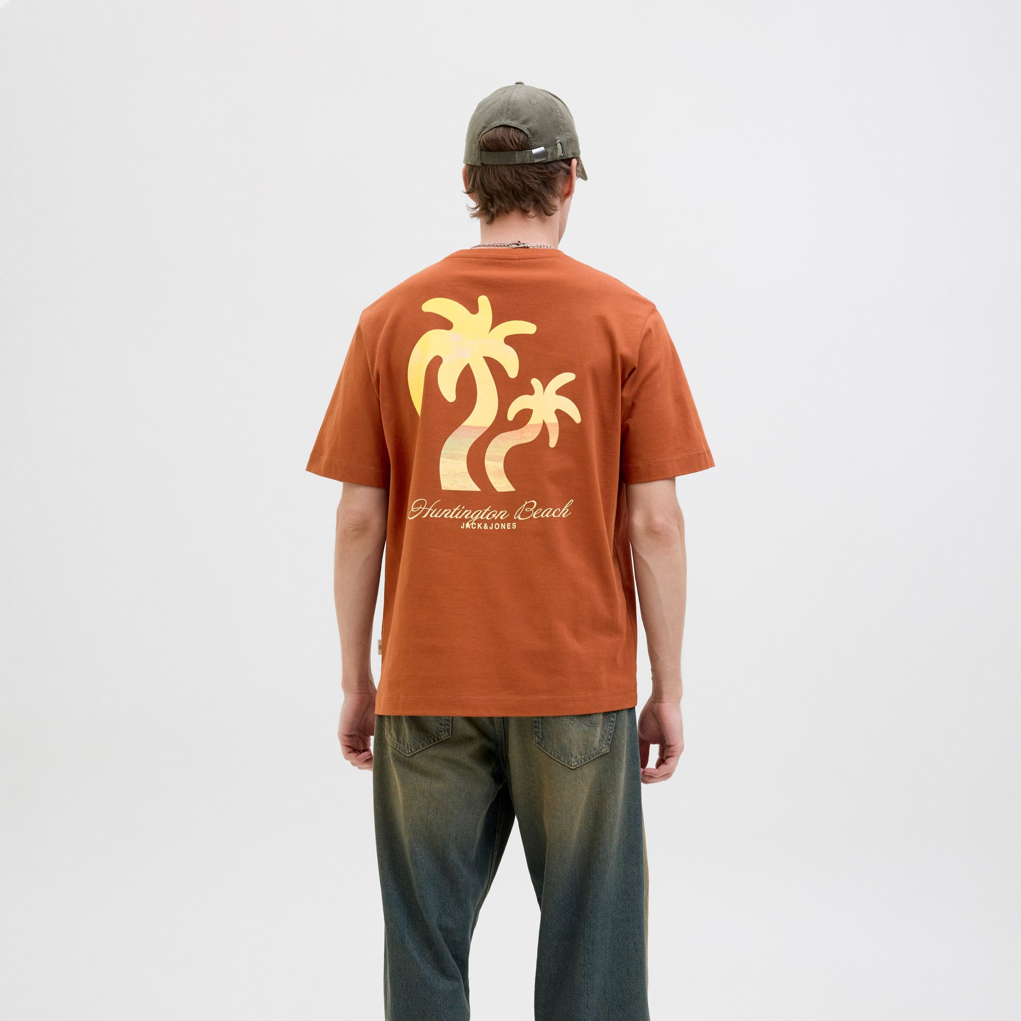 Jack & Jones Originals Canggu Summer Picture Crew Shirt Homme