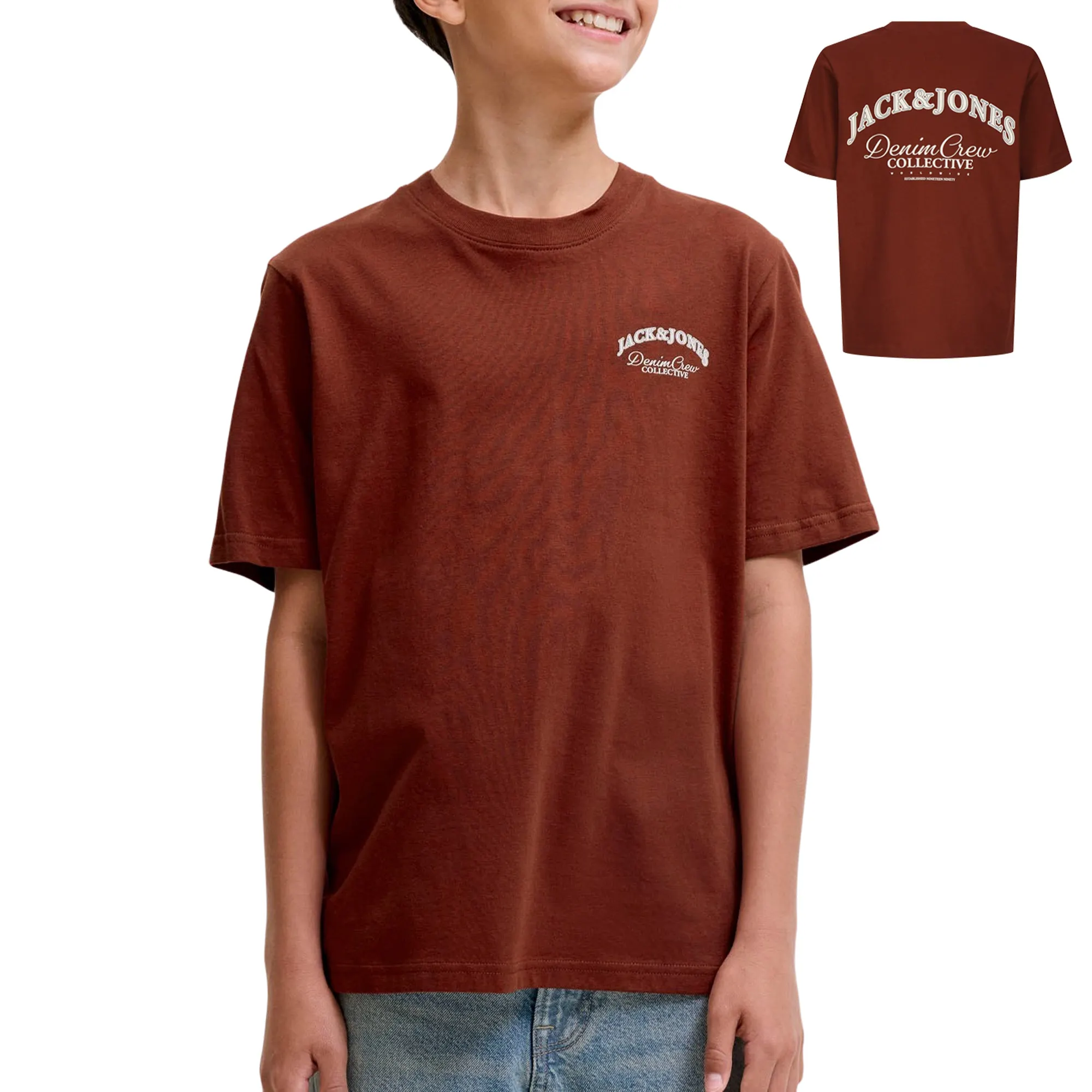 Jack &amp; Jones Brandes Backprint Relaxed Shirt Junior