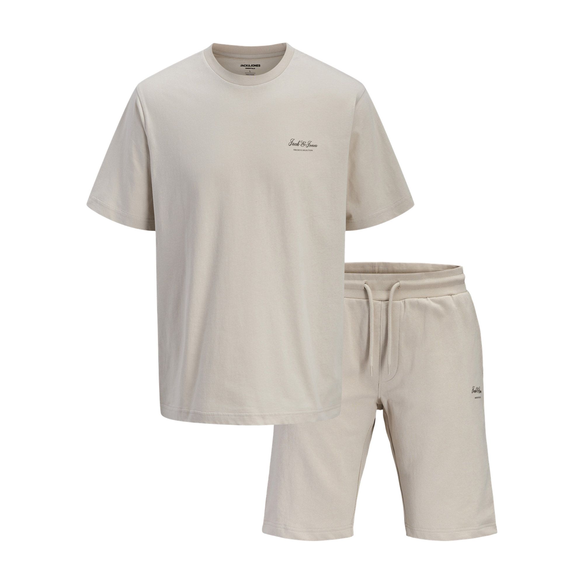 Jack & Jones Archive Graphic Shirt en Joggingshort Set Junior