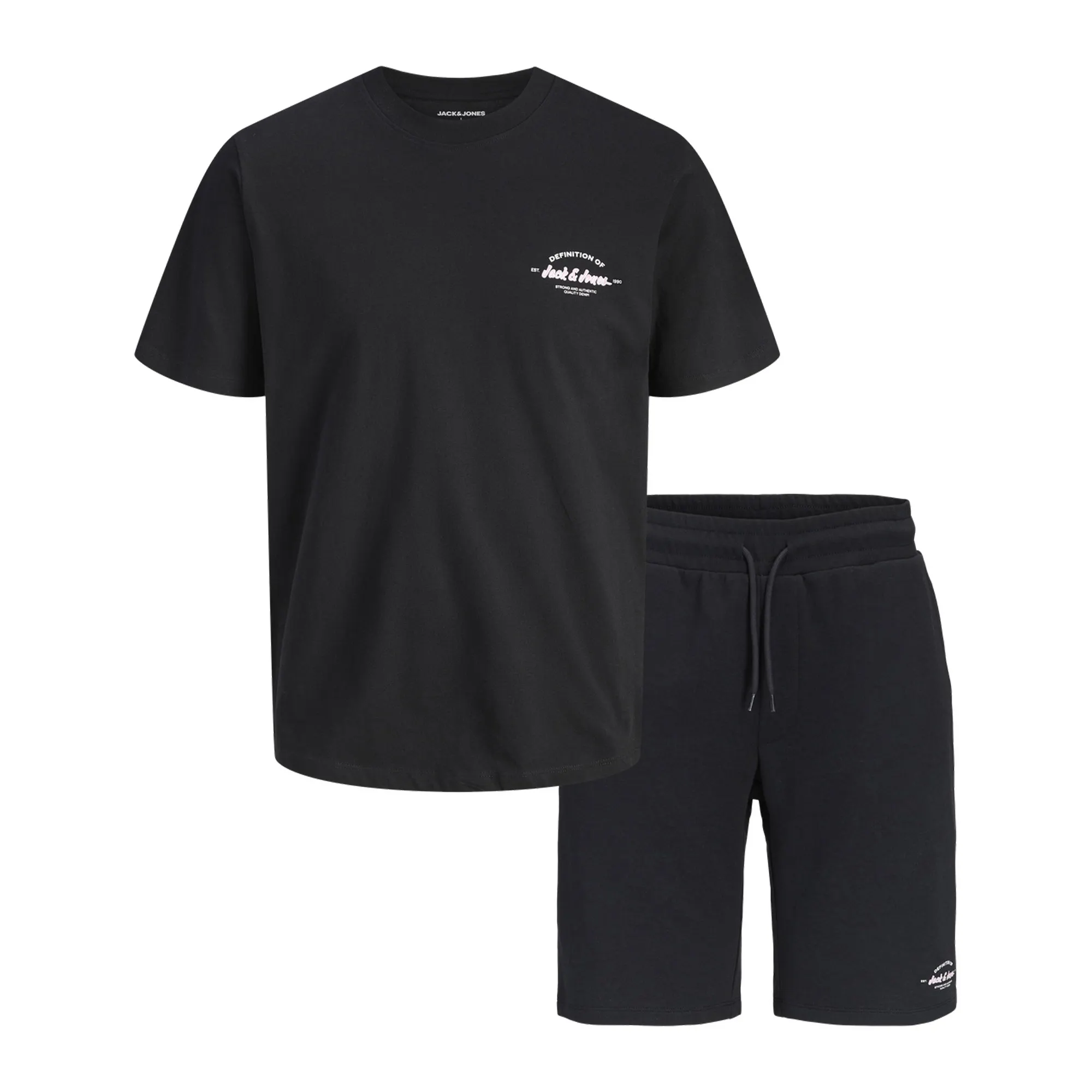 Jack & Jones Brandon Tee and Short Set Heren