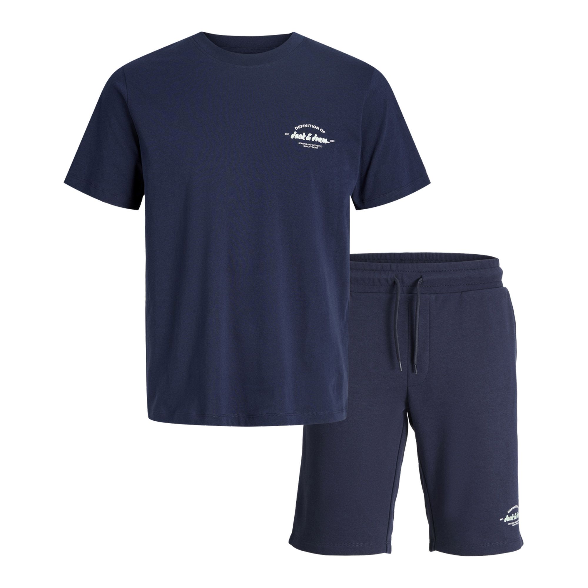 Jack & Jones Brandon Tee and Short Set Heren