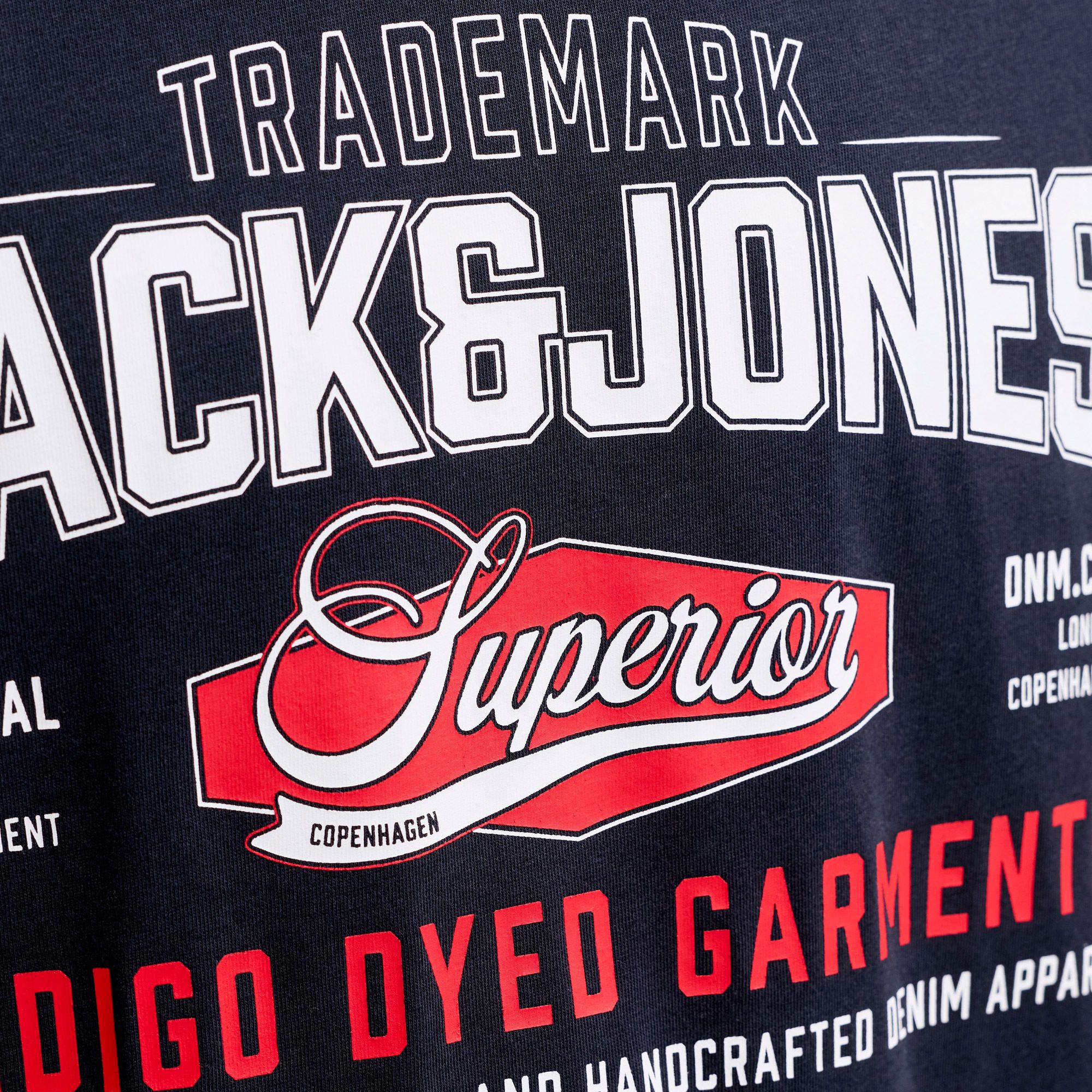 Jack & Jones Logo Tee SS 2 Col Shirt Herren (plussize)