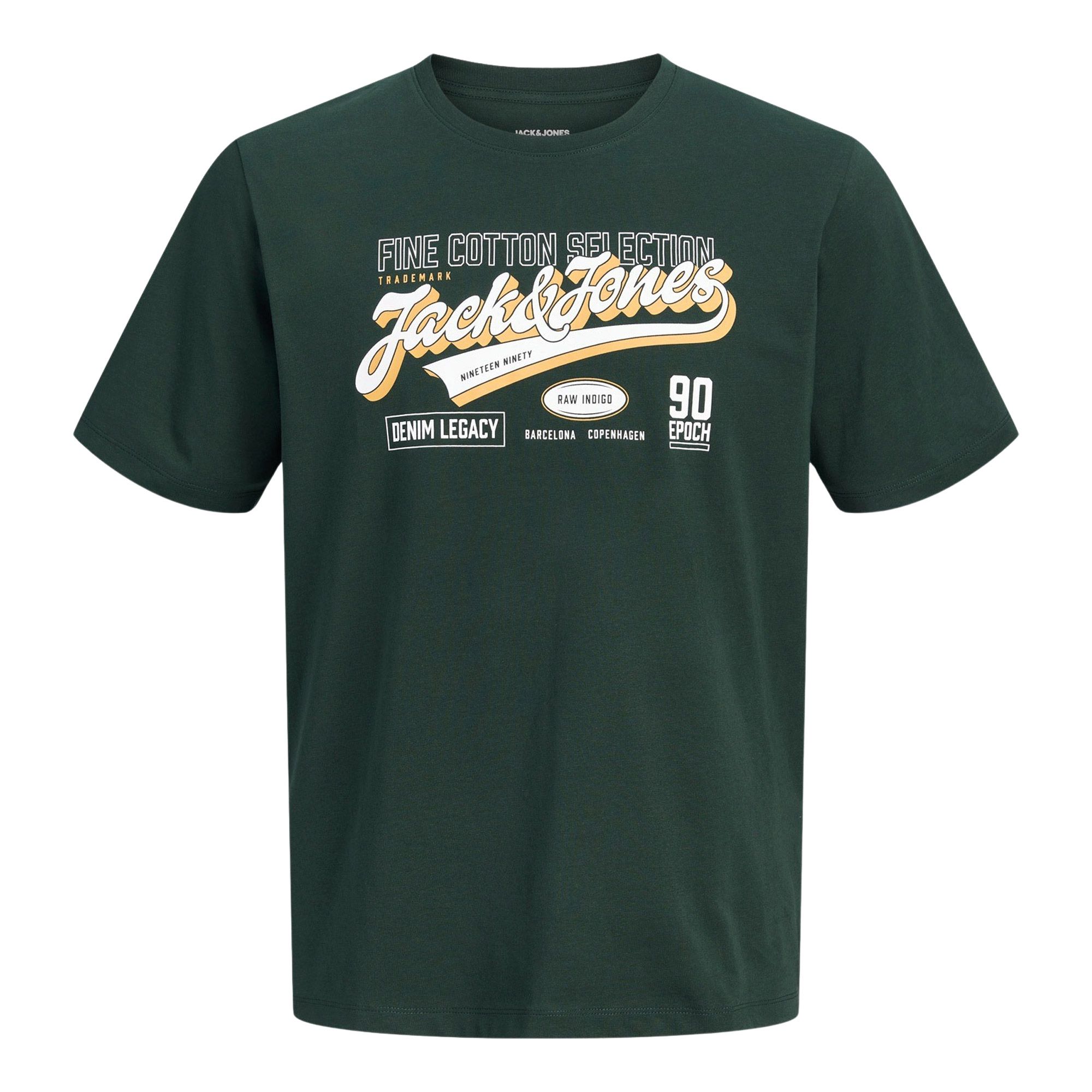 Jack &amp; Jones Logo Tee SS 2 Col Shirt Herren (plussize)