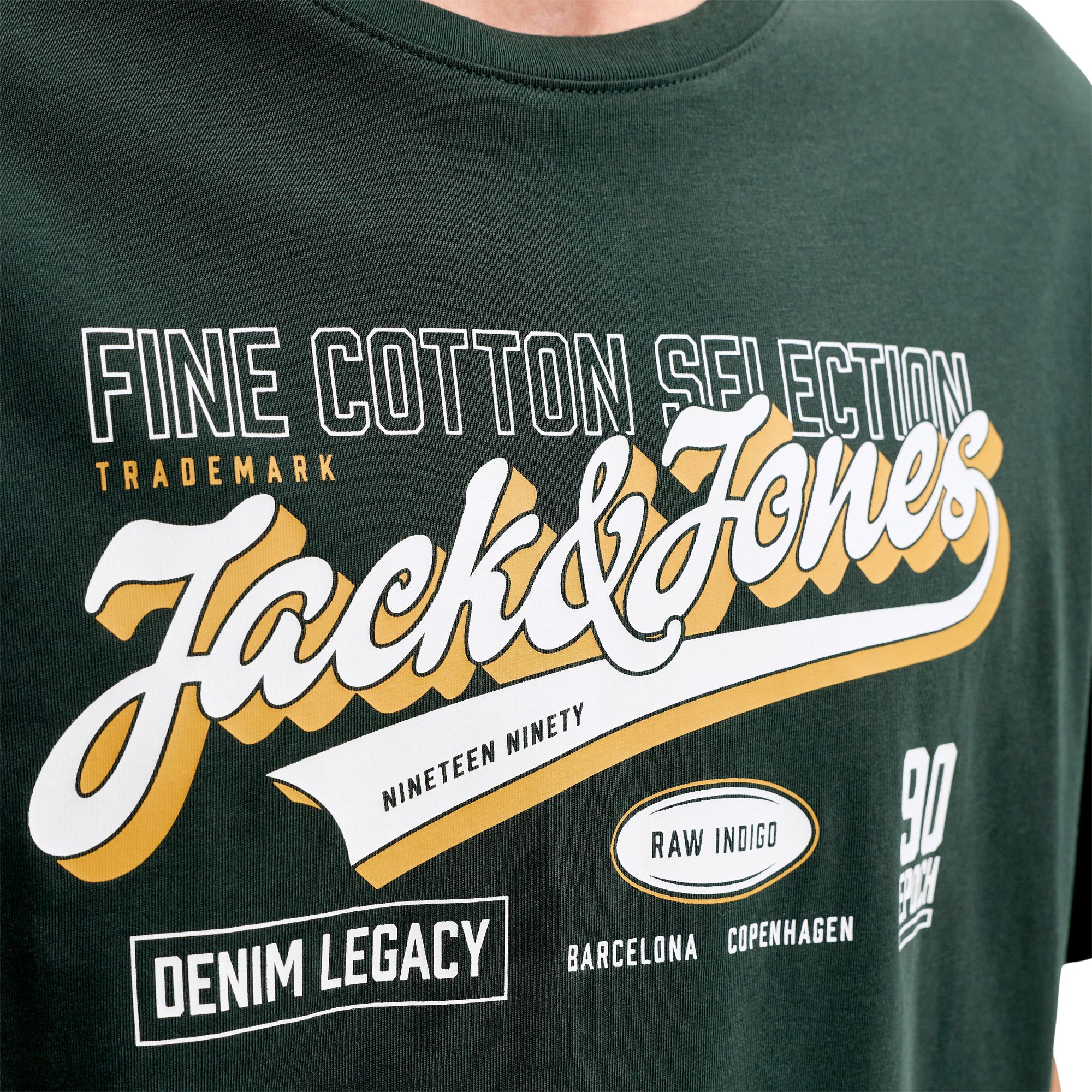 Shirt Jack & Jones Logo Tee SS 2 Col Hommes (plussize)