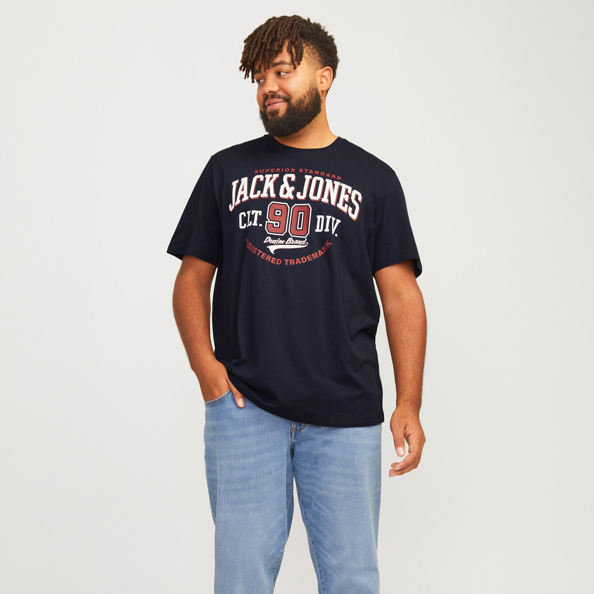 Jack & Jones Logo Shirt Heren (plussize)
