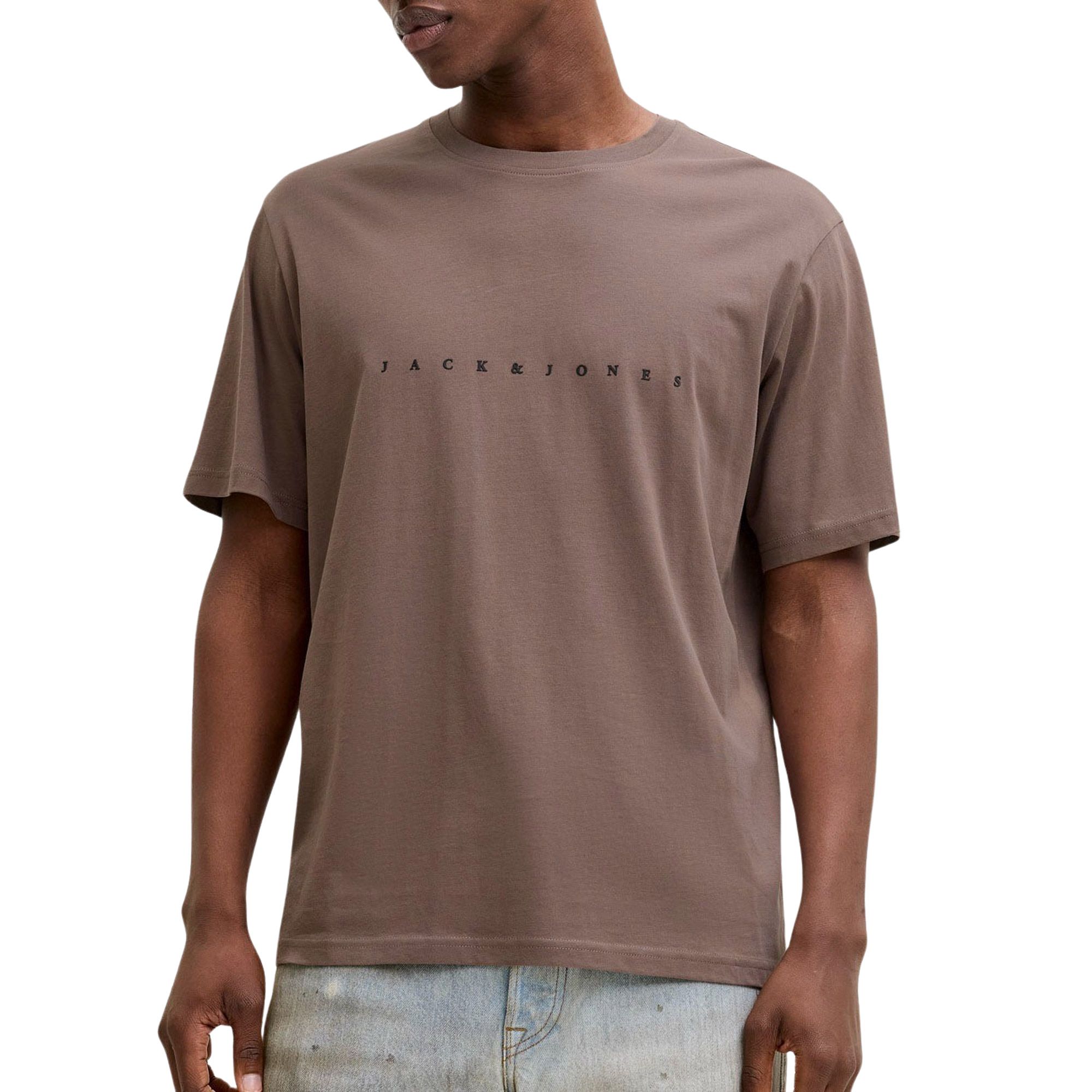 Jack &amp; Jones Essentials Star SS Crew Shirt Heren