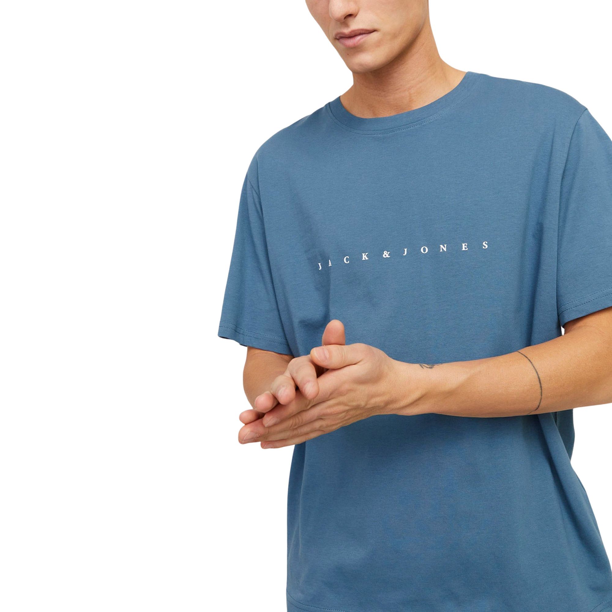 Jack & Jones Essentials Star SS Crew Shirt Heren