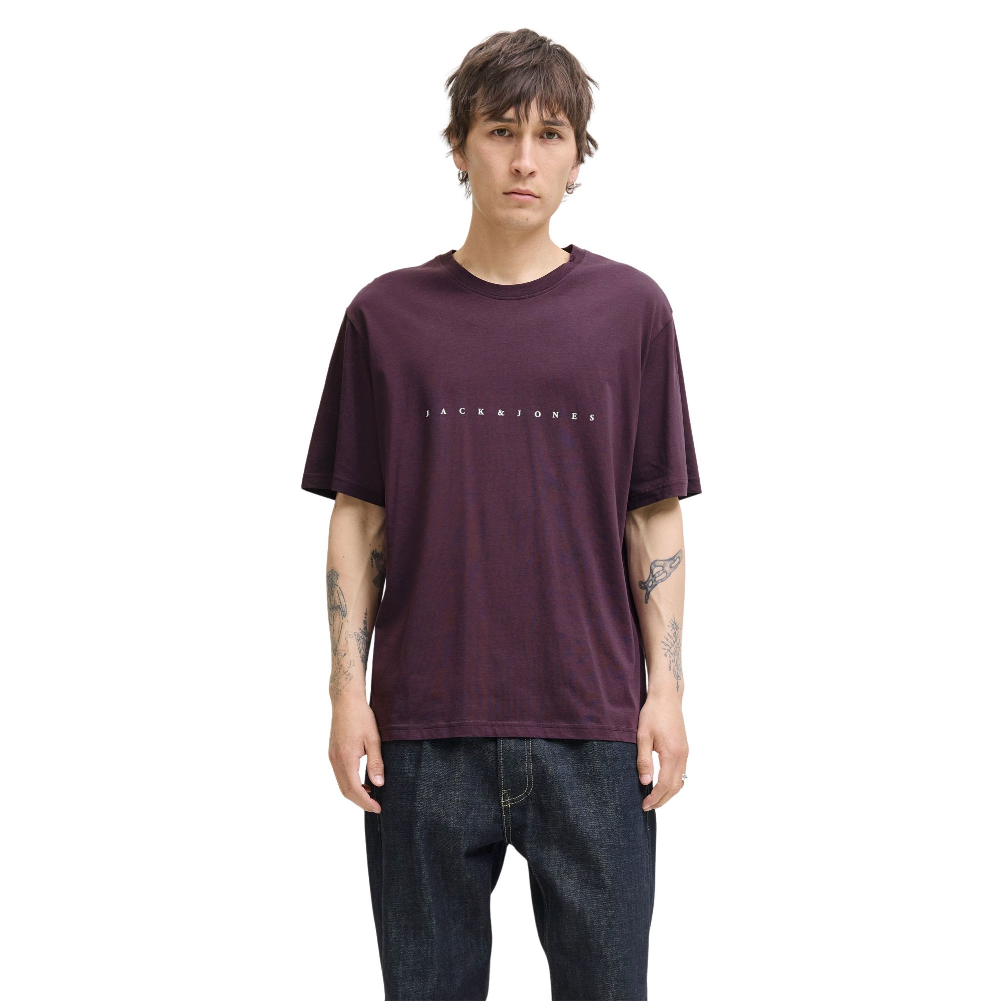 Jack & Jones Essentials Star SS Crew Shirt Heren