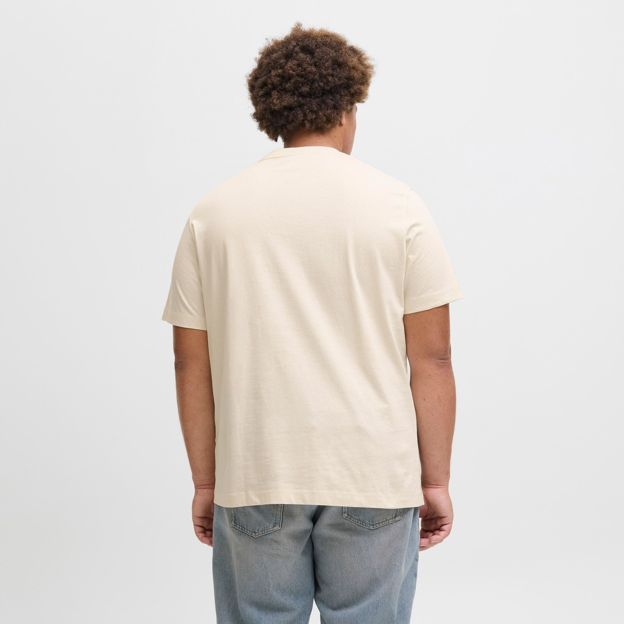 Jack & Jones Norrebro Embroidered Crew T-shirt Heren (plussize)