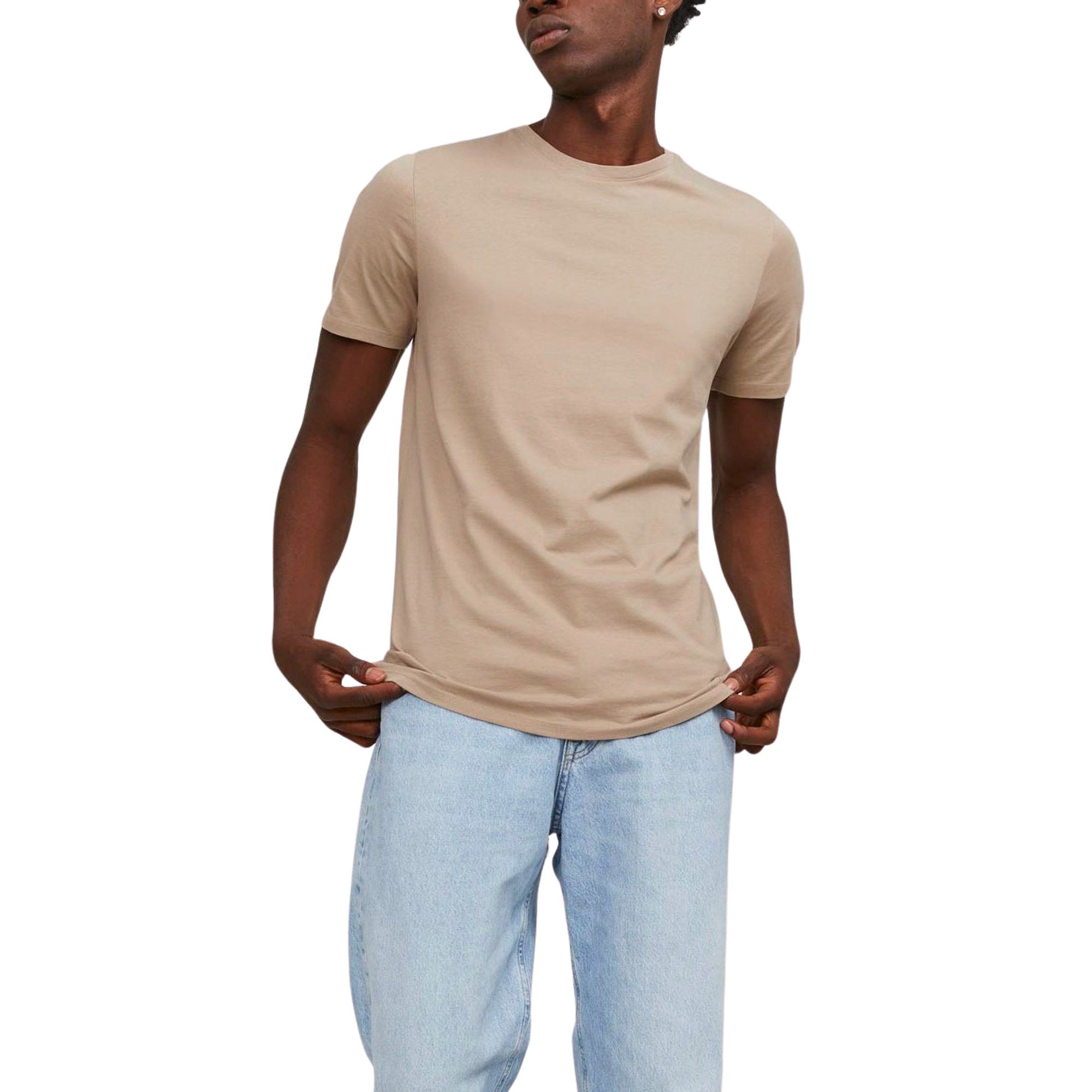Jack & Jones Organic Basic SS Crew Shirt Heren