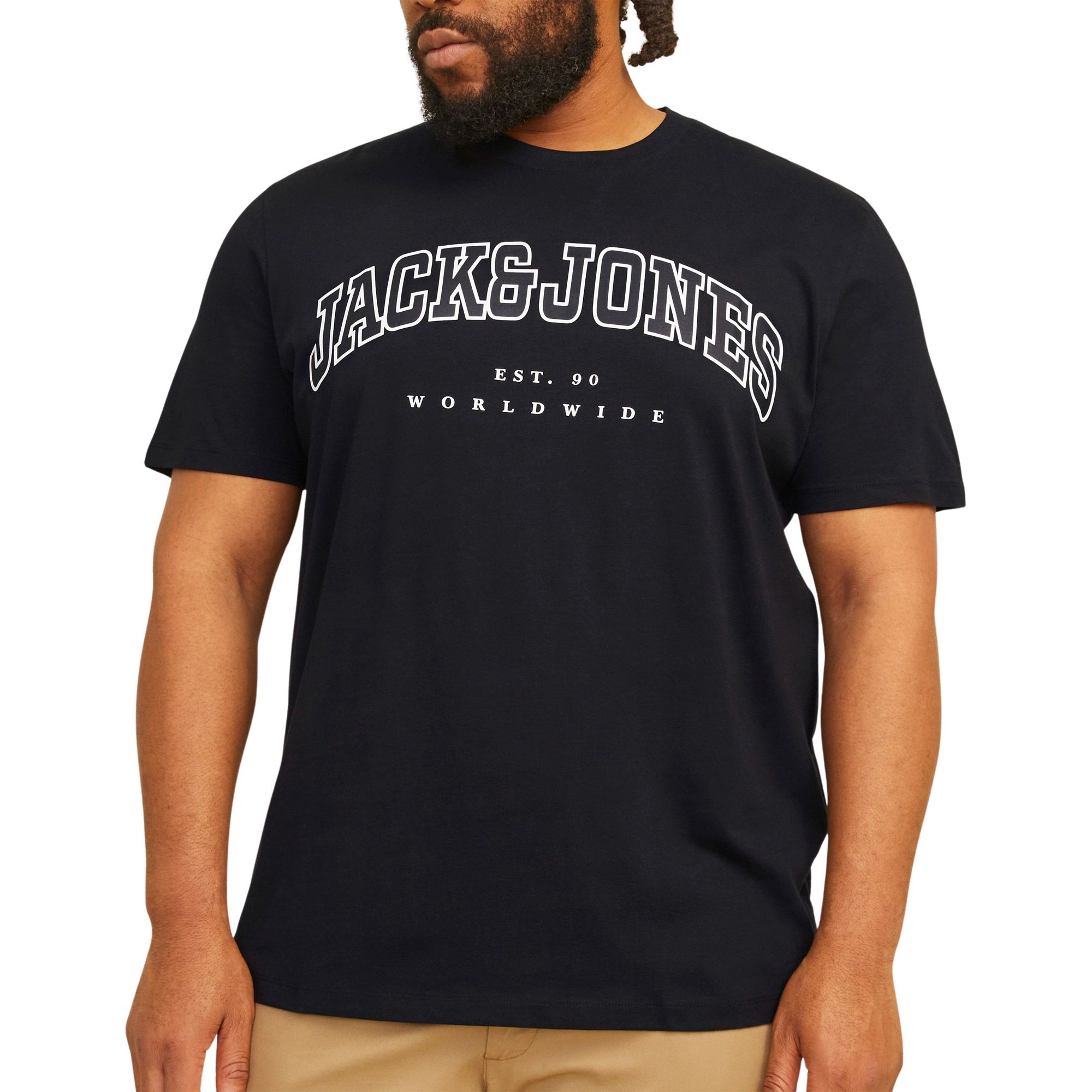 Jack & Jones Caleb Varsity Shirt Heren (plussize)