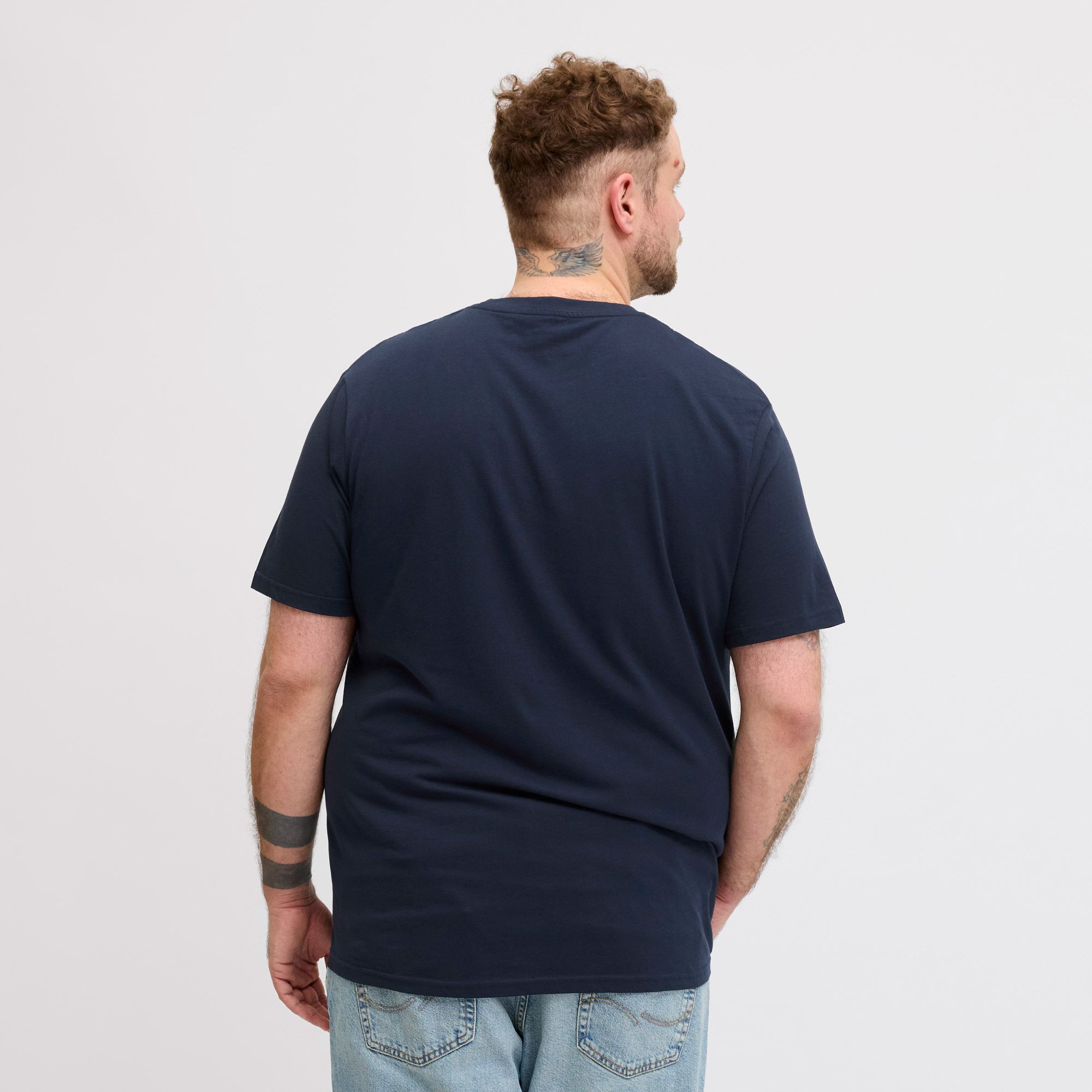 Jack & Jones Denver Graphic Crew Shirt Heren (plussize)