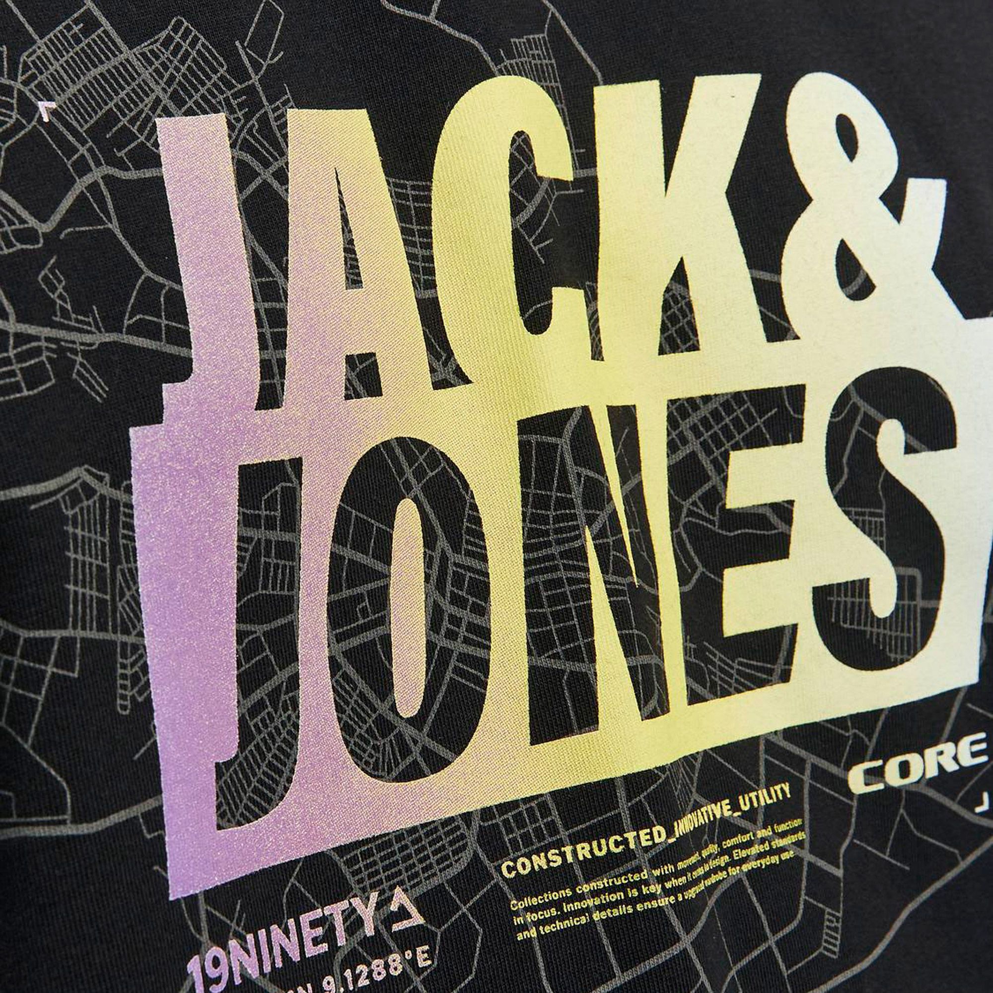 Jack & Jones Map Summer Logo Shirt Heren