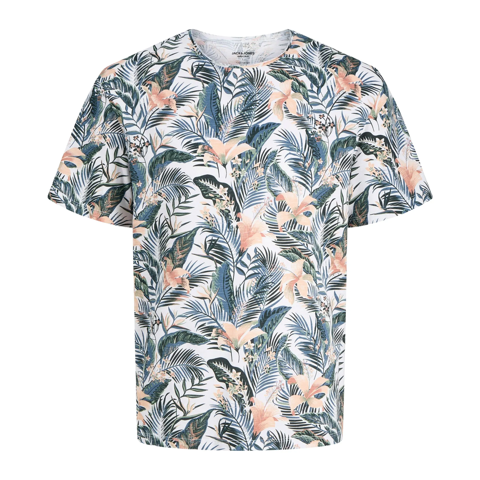 Jack & Jones Essentials Bryan AOP SS Crew Shirt Heren
