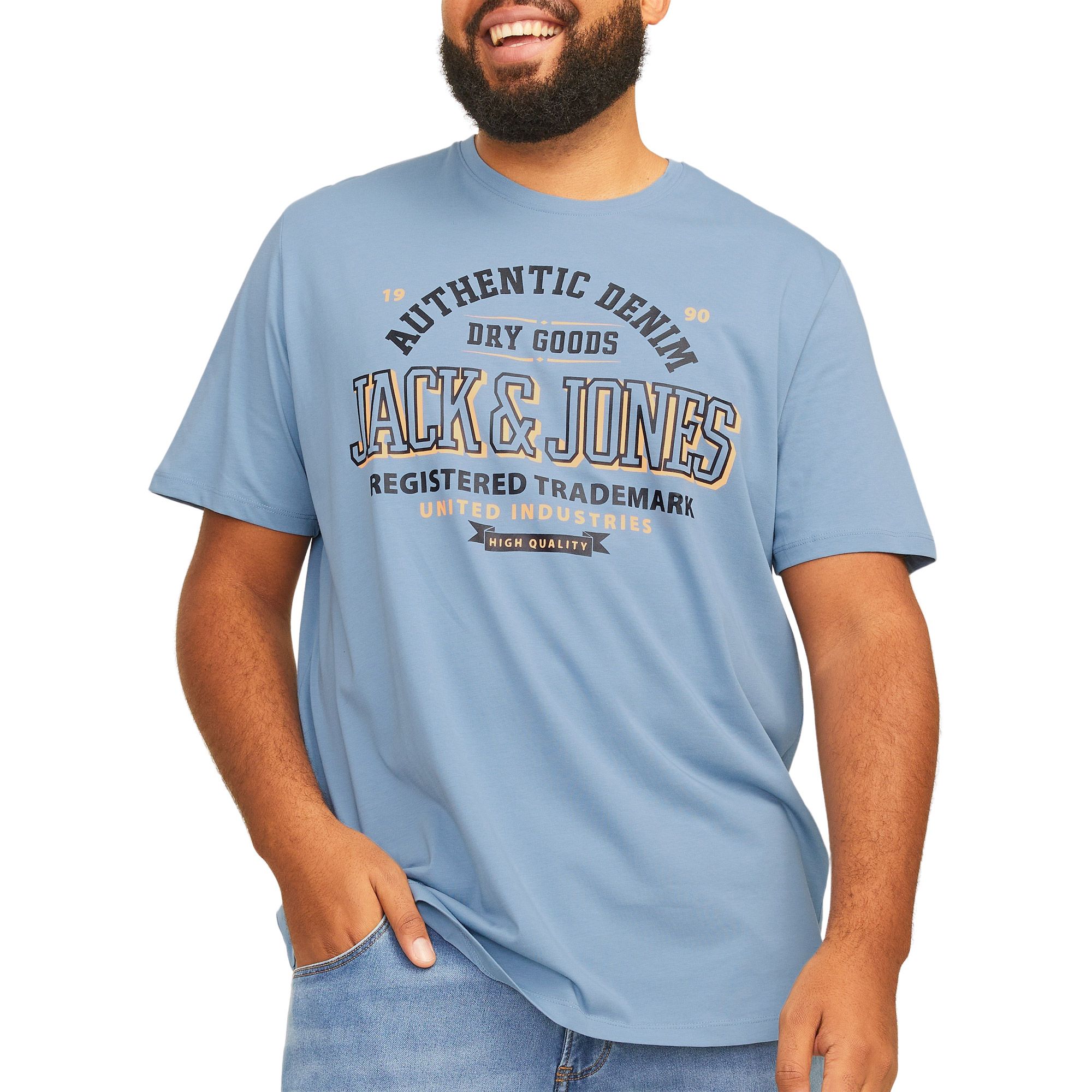 T-shirt Jack & Jones Logo Hommes (plussize)