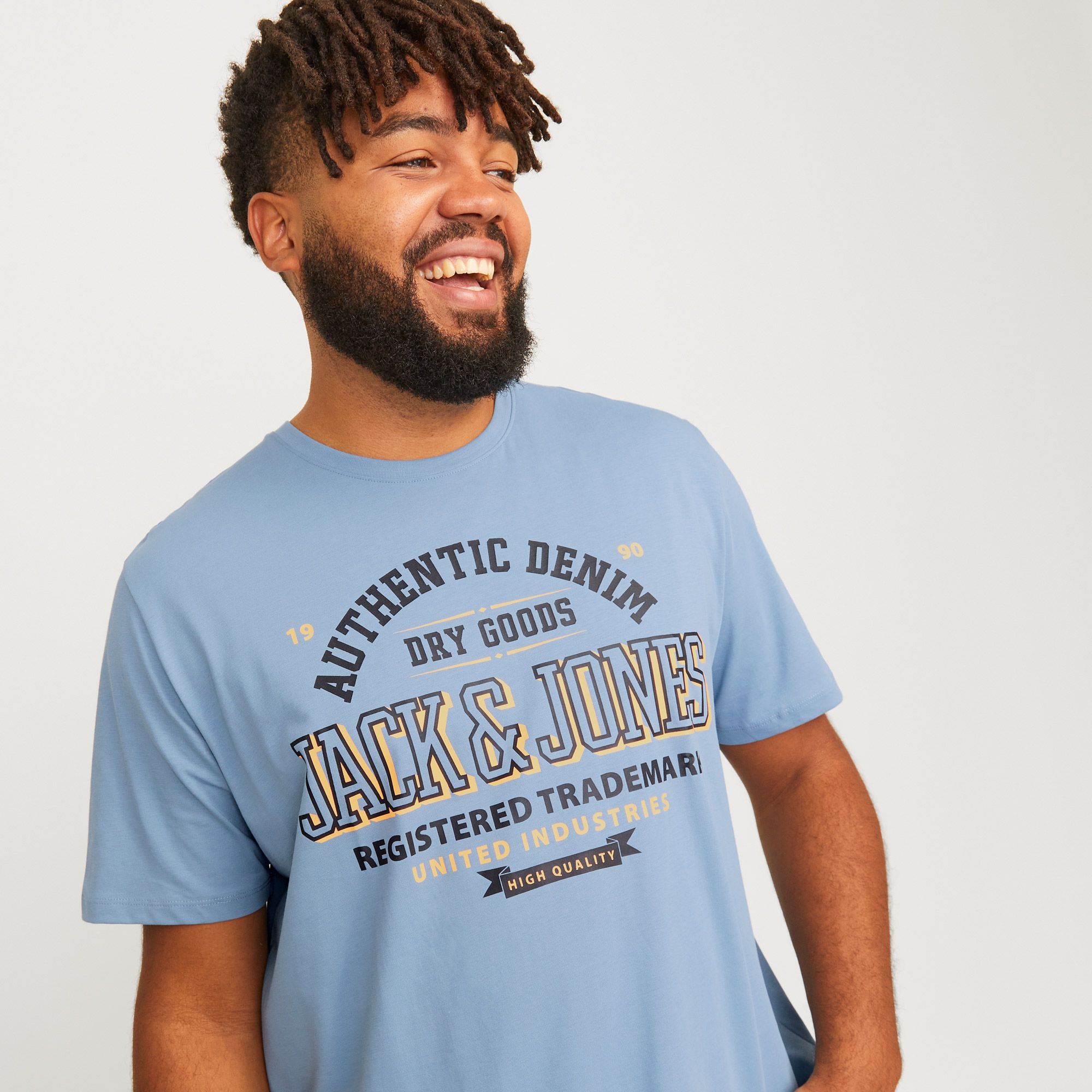 T-shirt Jack & Jones Logo Hommes (plussize)
