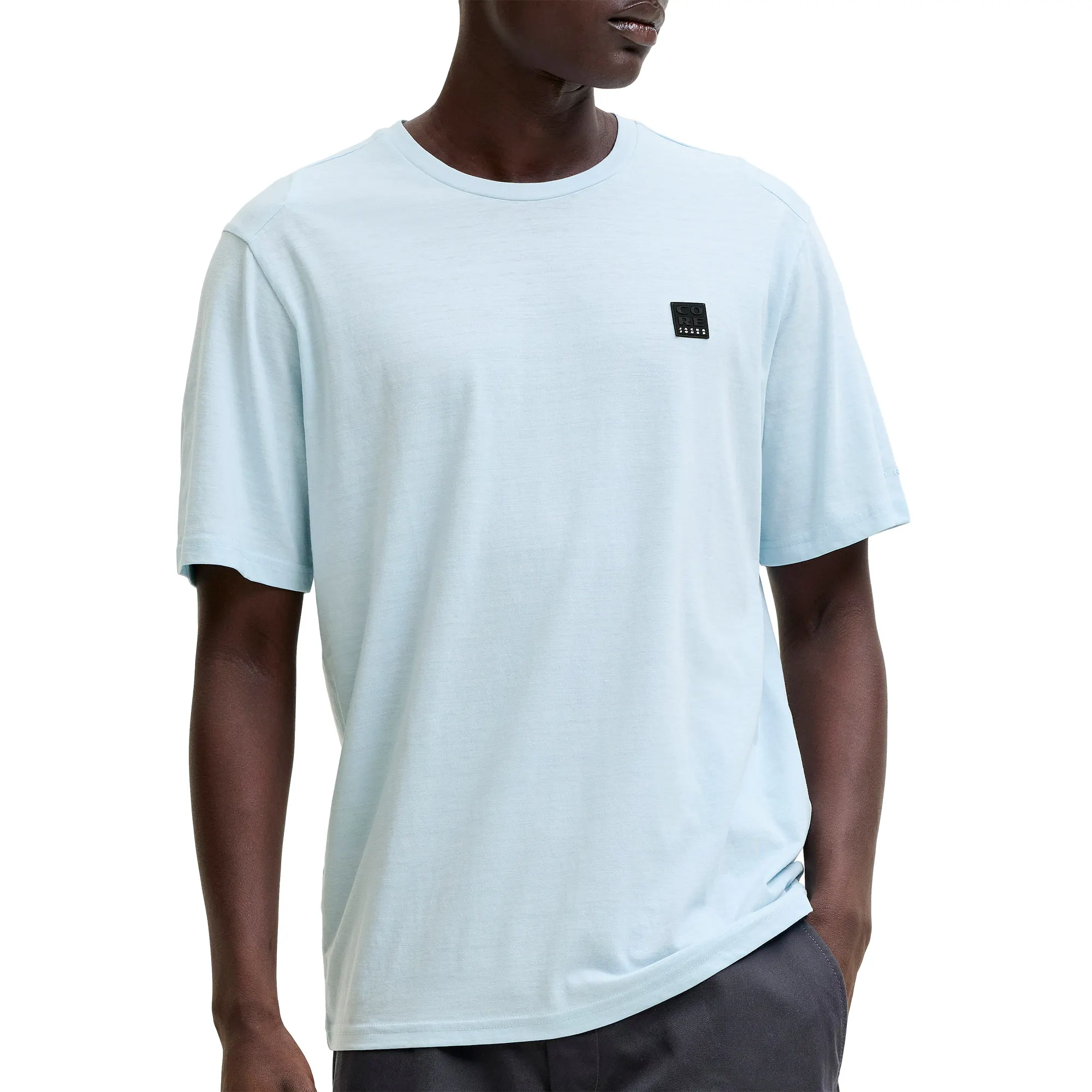 Jack &amp; Jones Puffer Crew Neck SS Shirt Heren