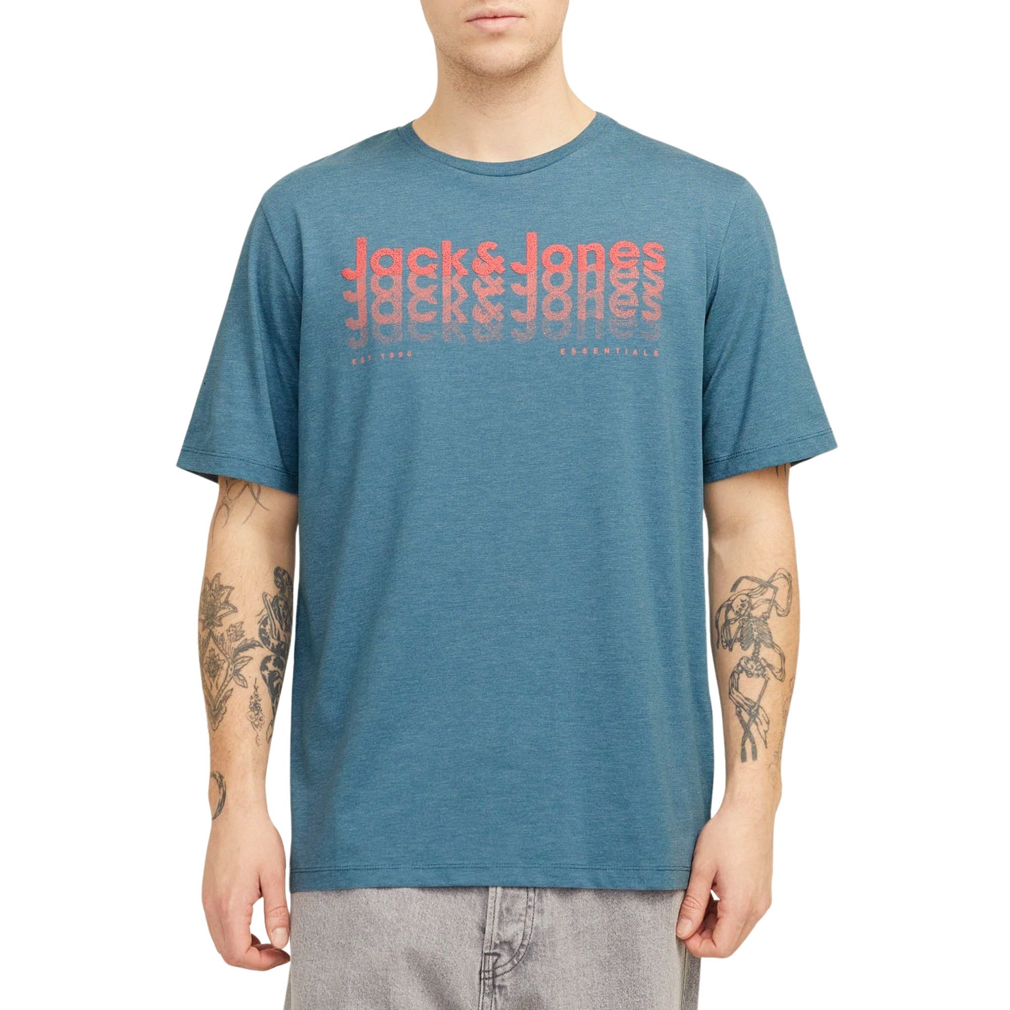 Jack & Jones Tex SS Crew Shirt Heren