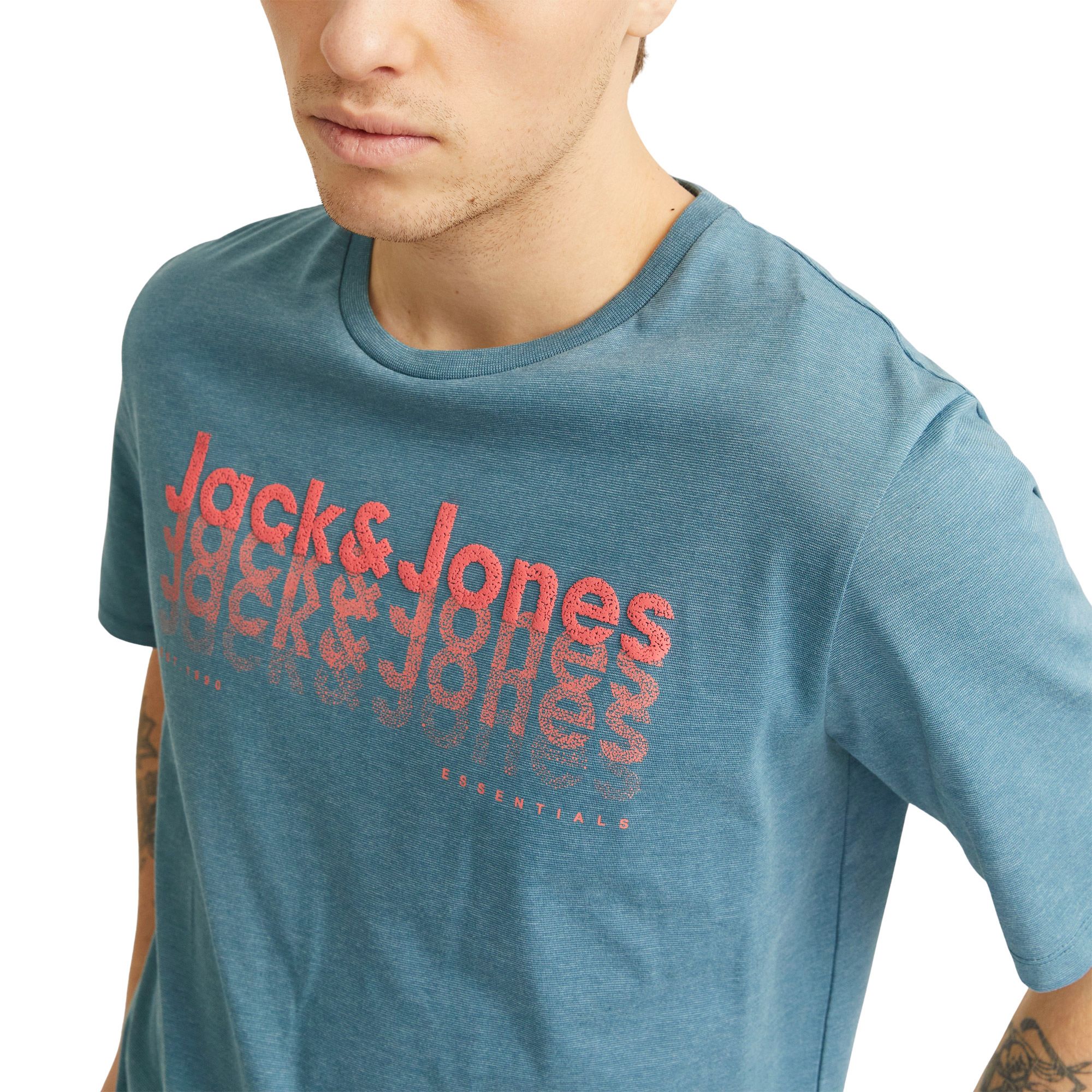 Jack & Jones Tex SS Crew Shirt Heren
