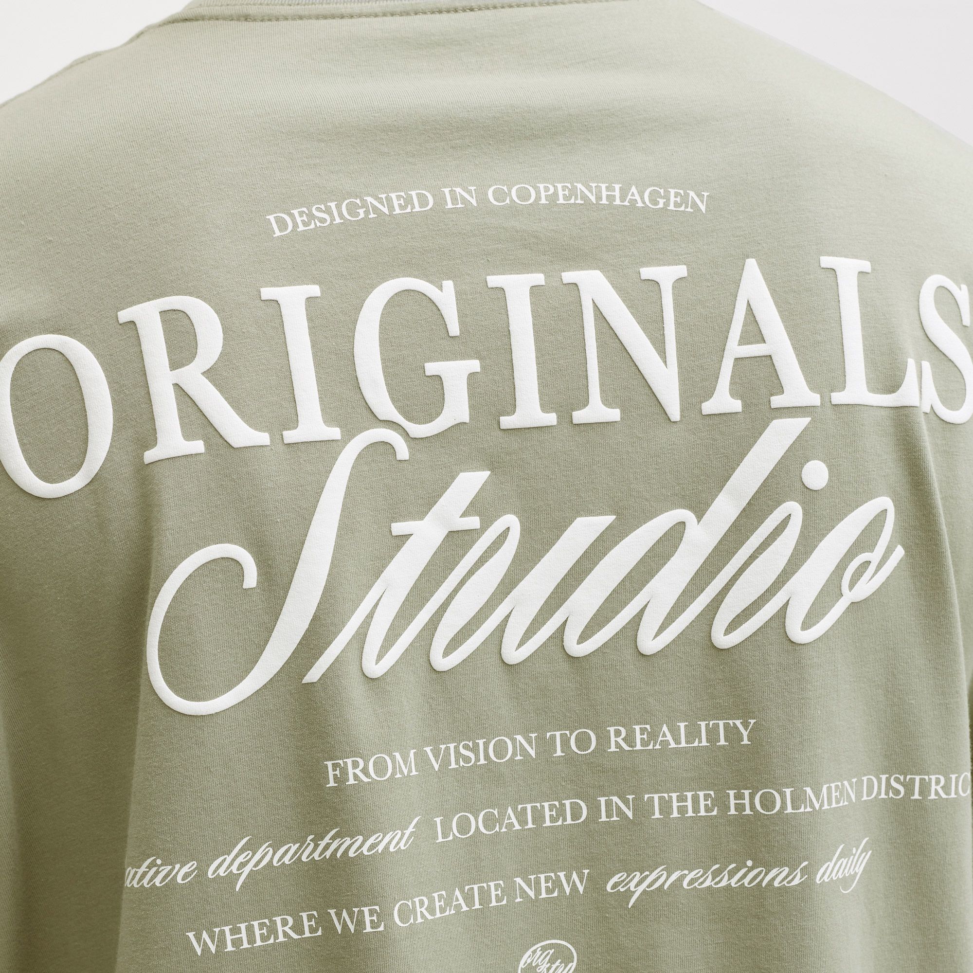 Jack & Jones Norrebro Typo Backprint Crew T-shirt Heren