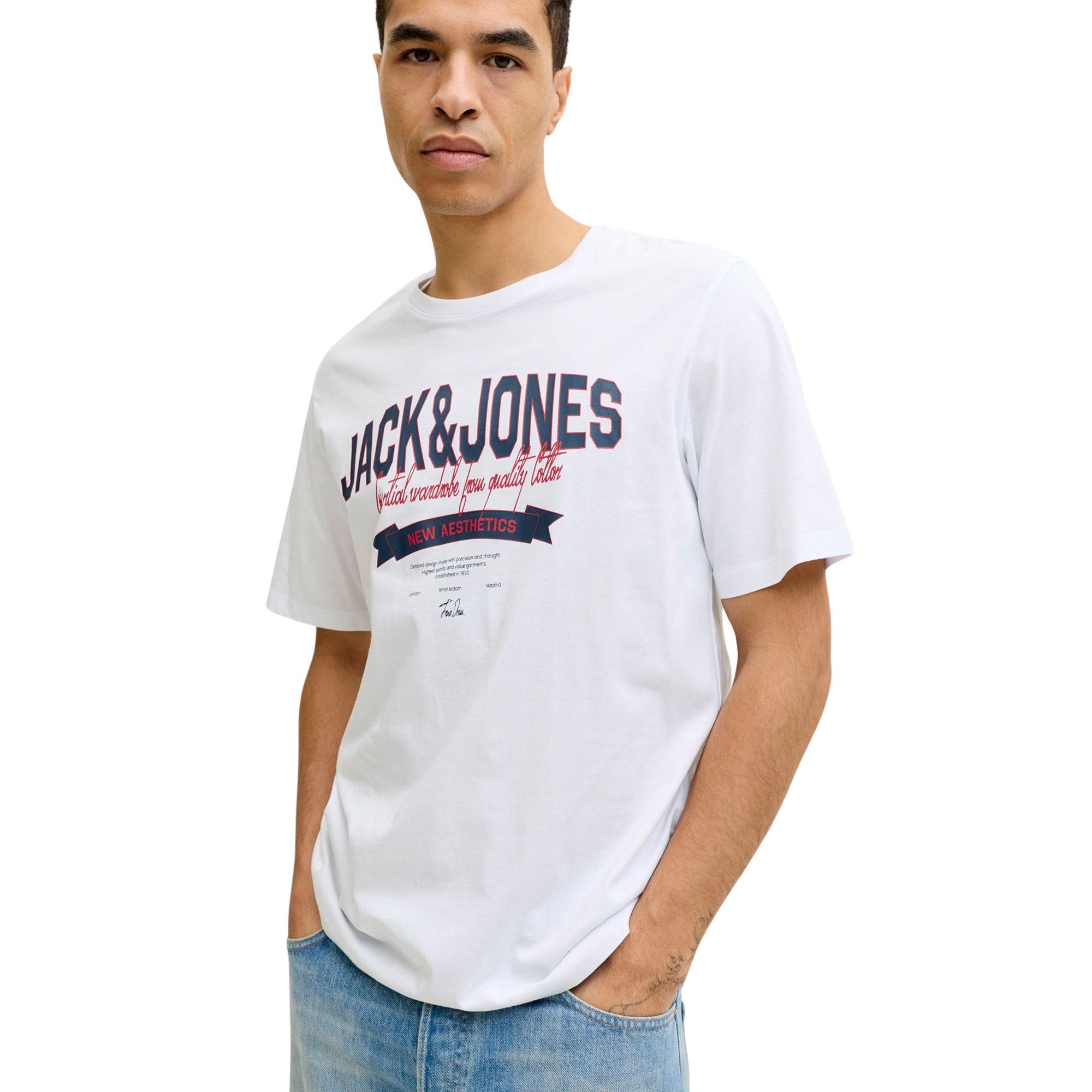 Jack & Jones Logo SS Shirt Heren
