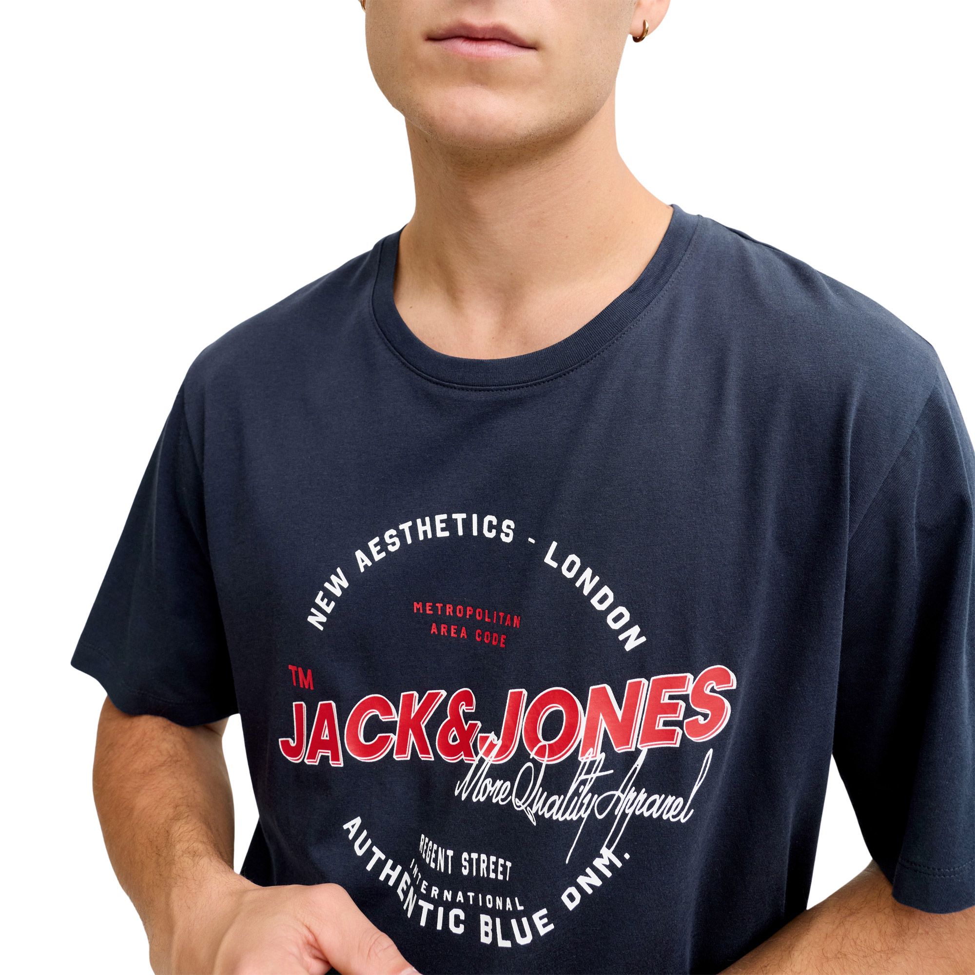 Shirt Jack & Jones Logo SS Hommes