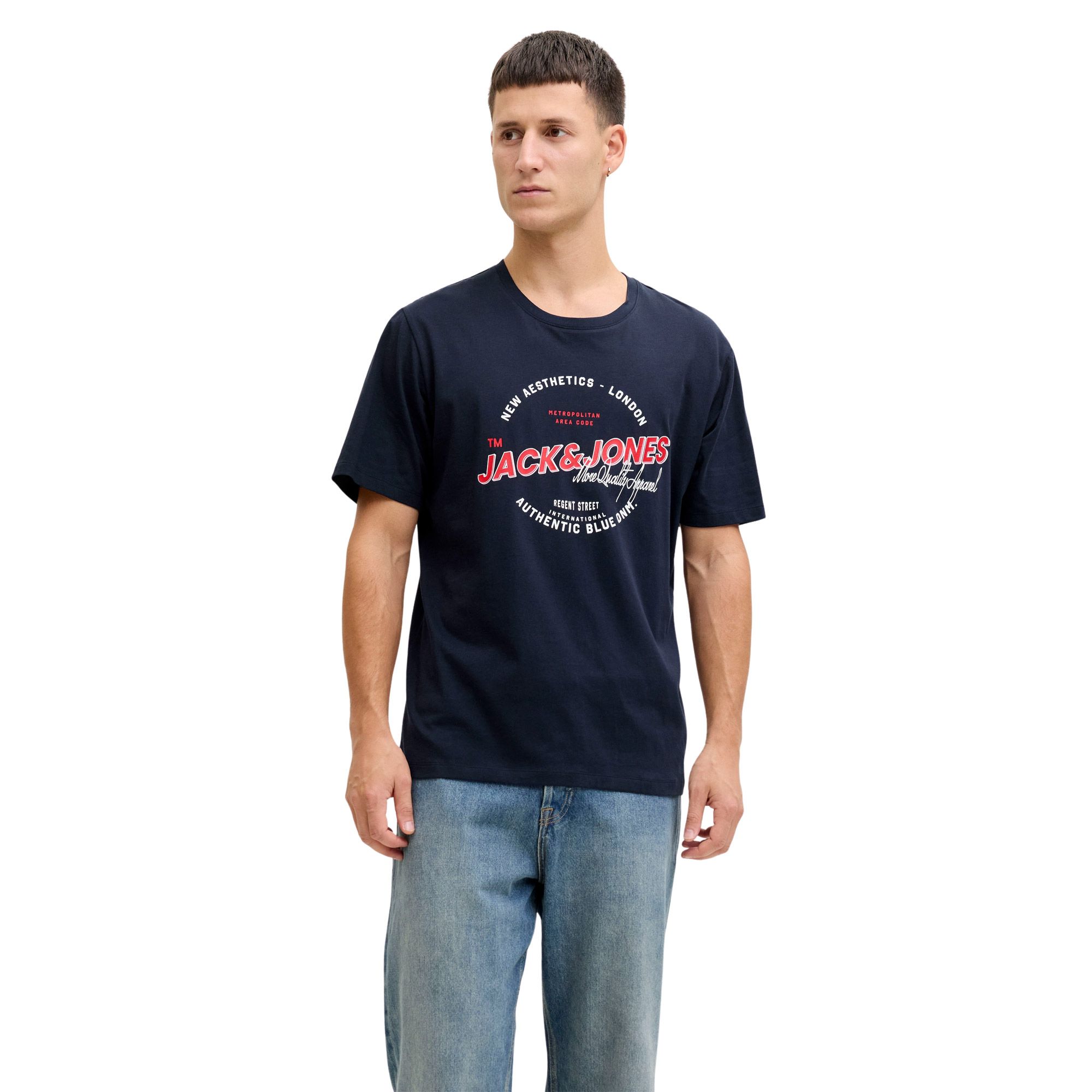 JACK & JONES Jjematteo Resort Shirt Ss Sn heren Shirt met korte mouwen