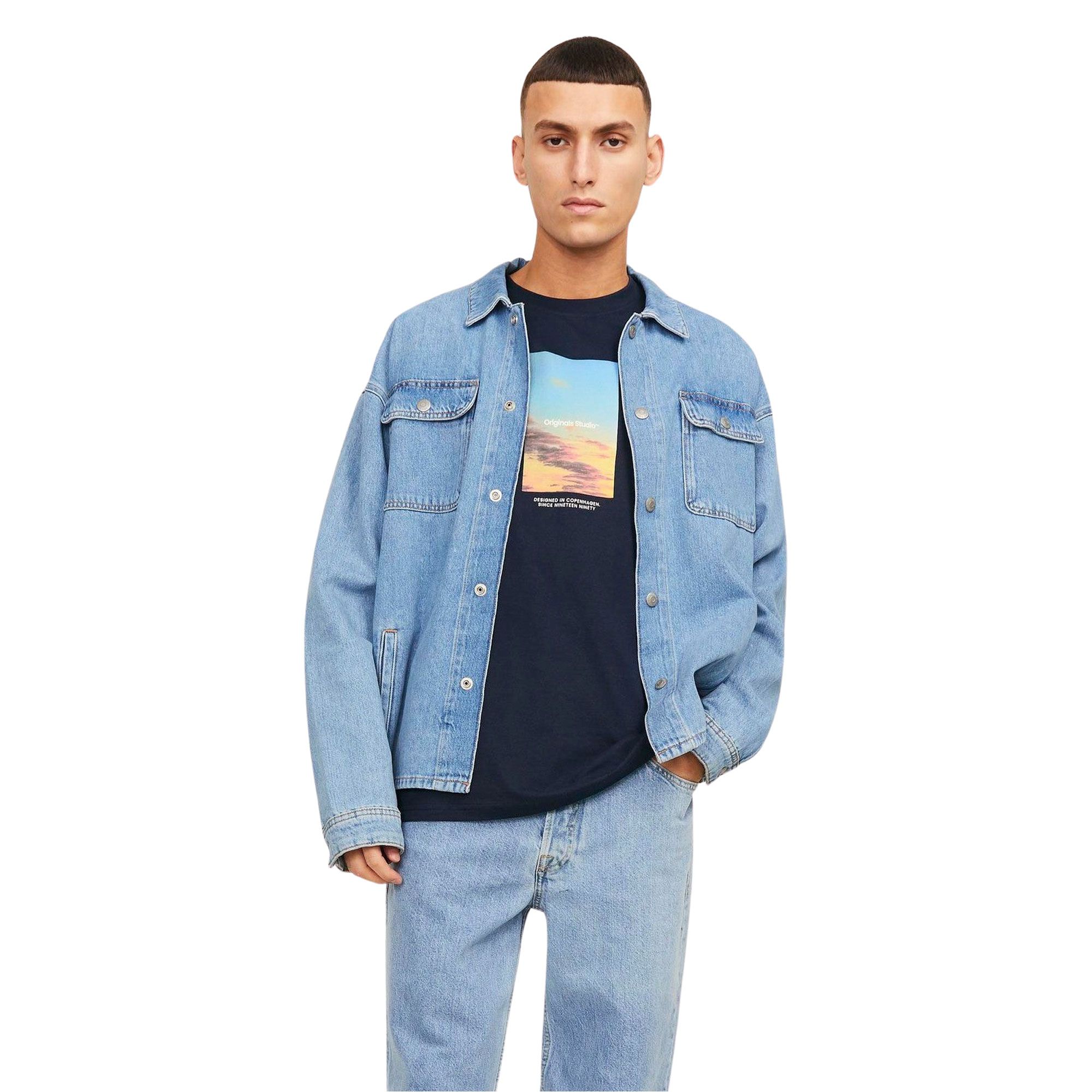 T-shirt Jack & Jones Vesterbro Picture Hommes
