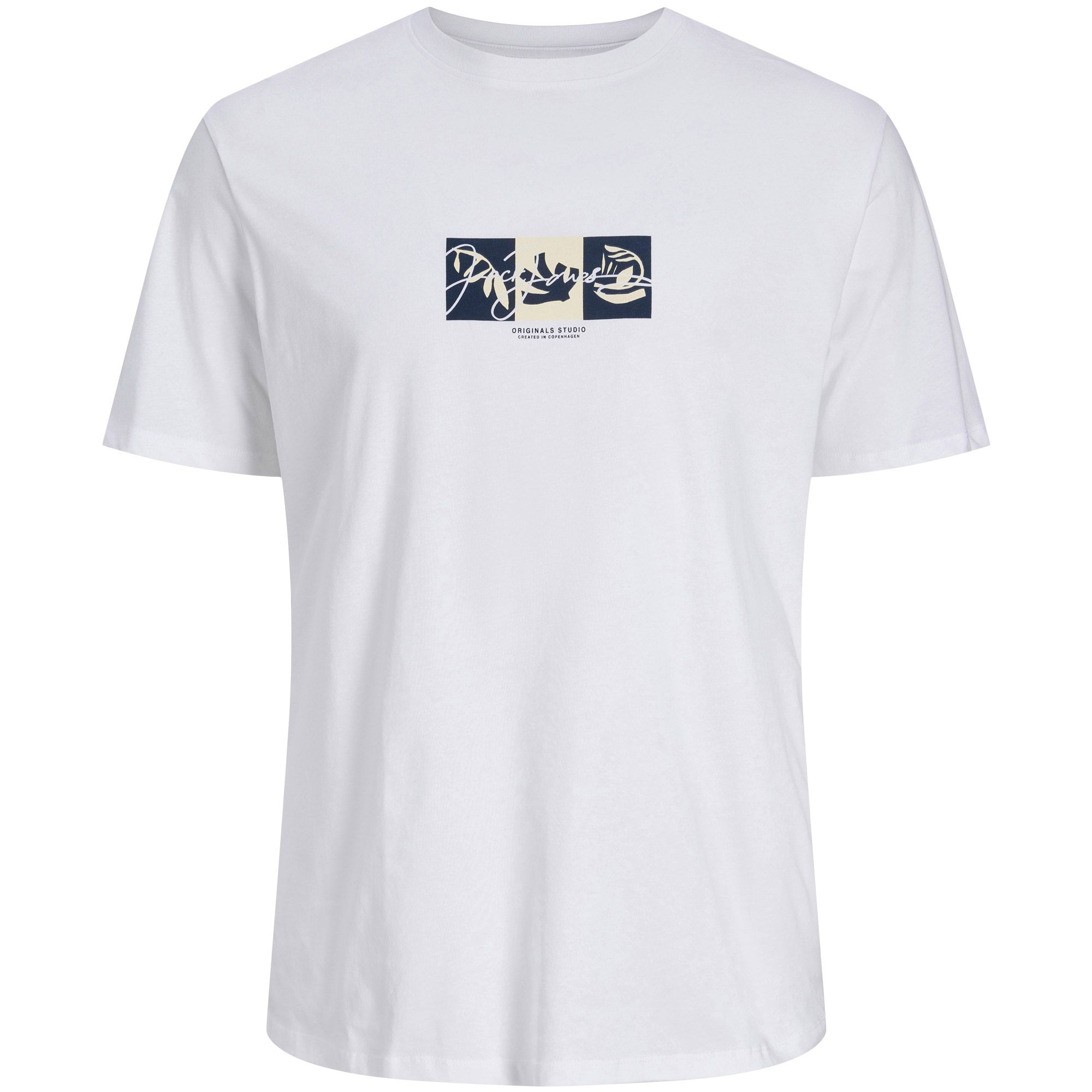 Jack & Jones Originals Canggu Front Crew Shirt Hommes (grande taille)