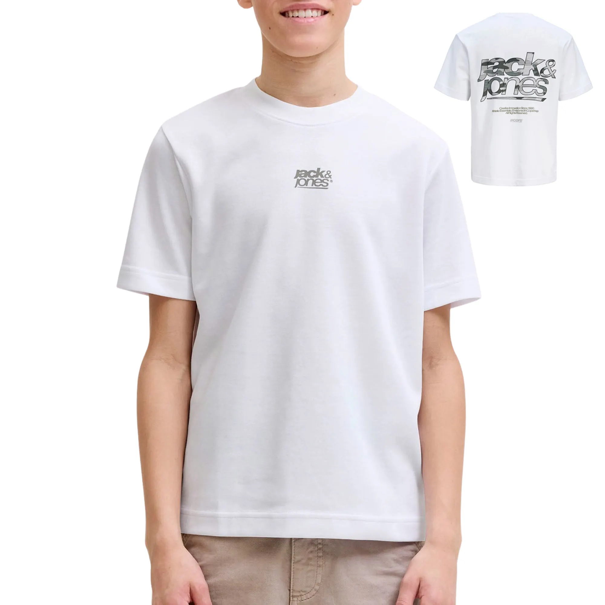Jack & Jones Breeze Back Print Shirt Jongens