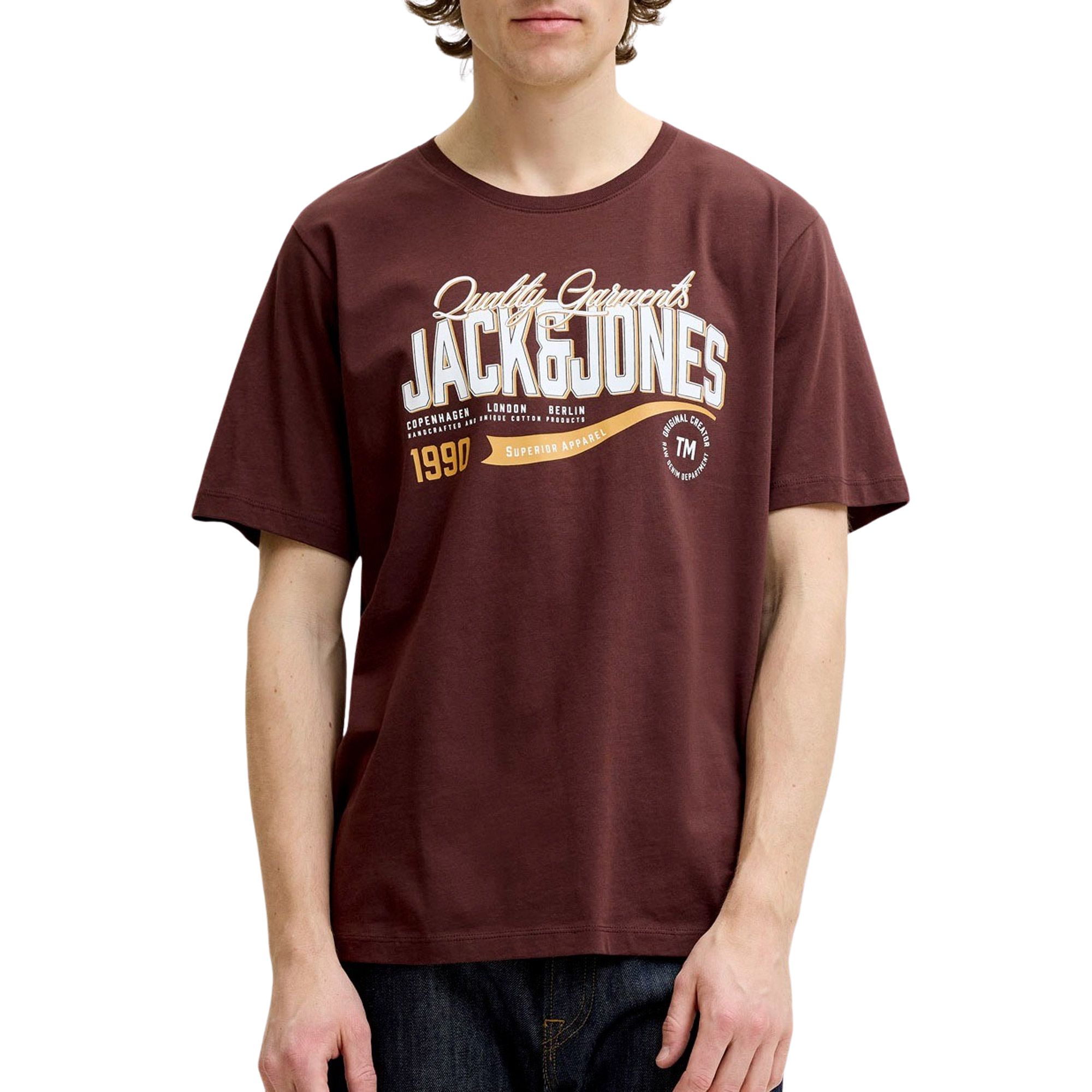 Jack &amp; Jones Logo Tee SS 2 Col Shirt Herren