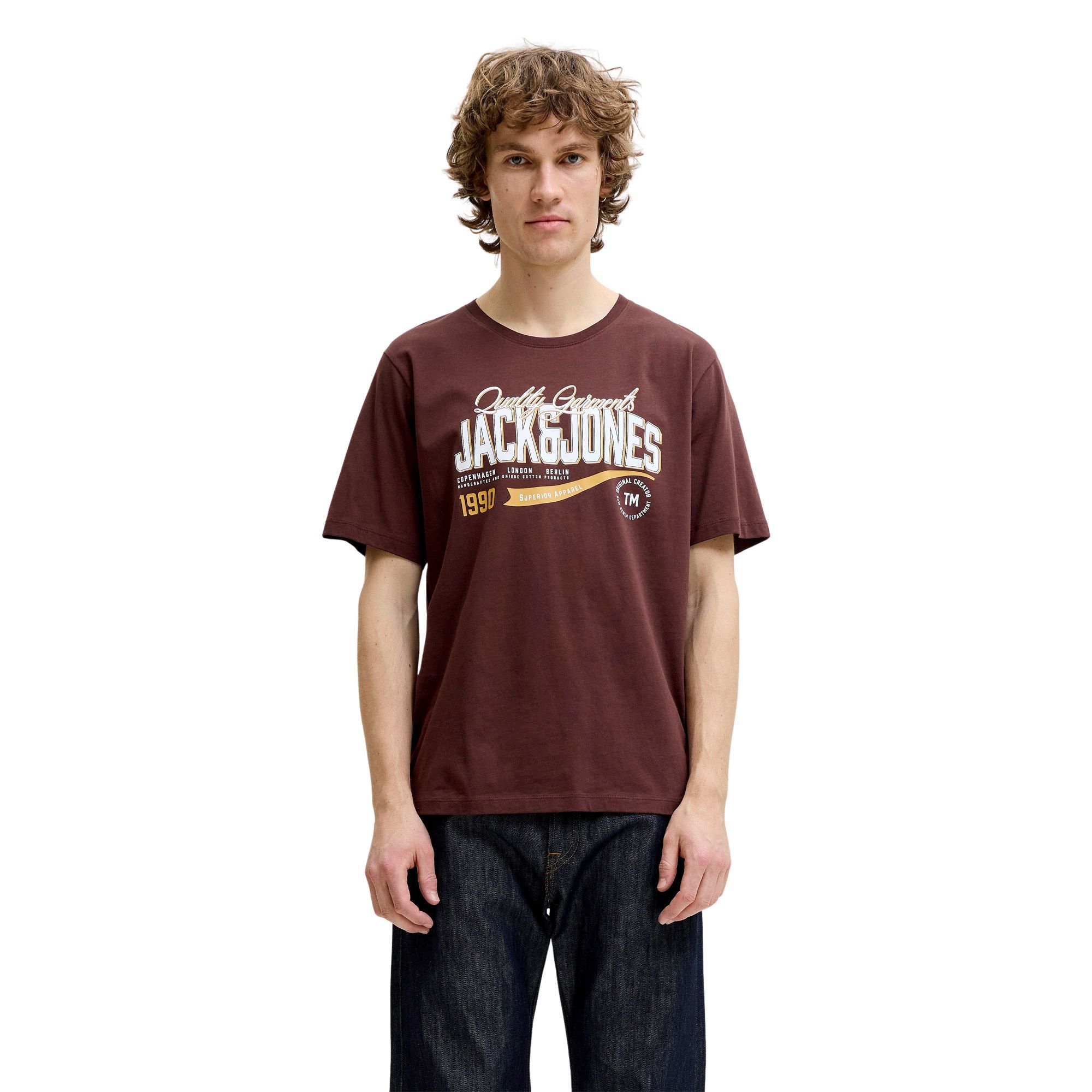 Jack & Jones Logo Tee SS 2 Col Shirt Herren