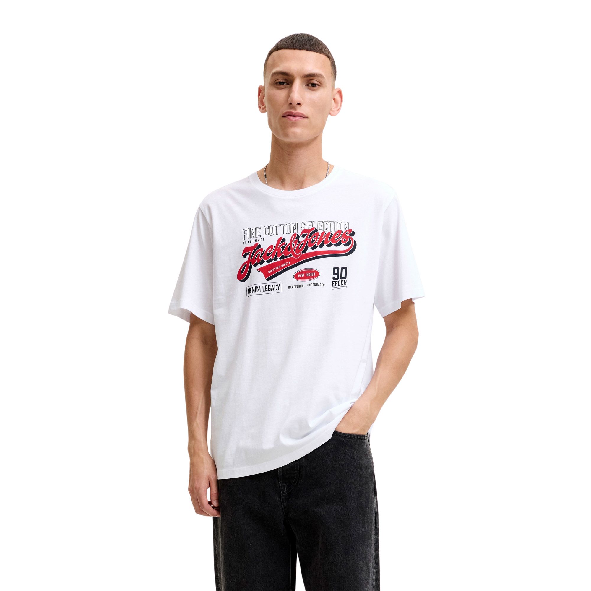 Jack & Jones Logo Tee SS 2 Col Shirt Herren
