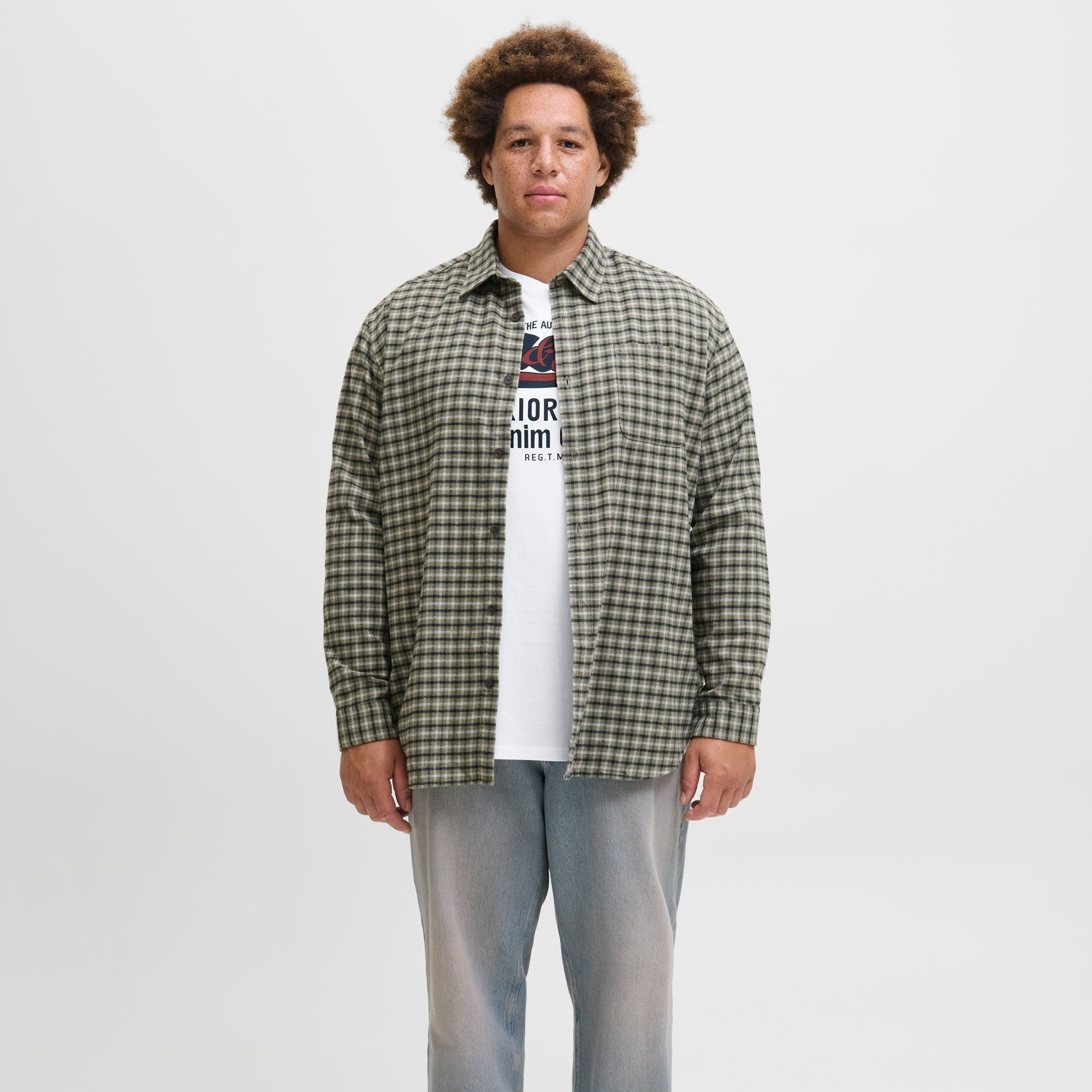 Jack & Jones Logo Shirt Heren (plussize)